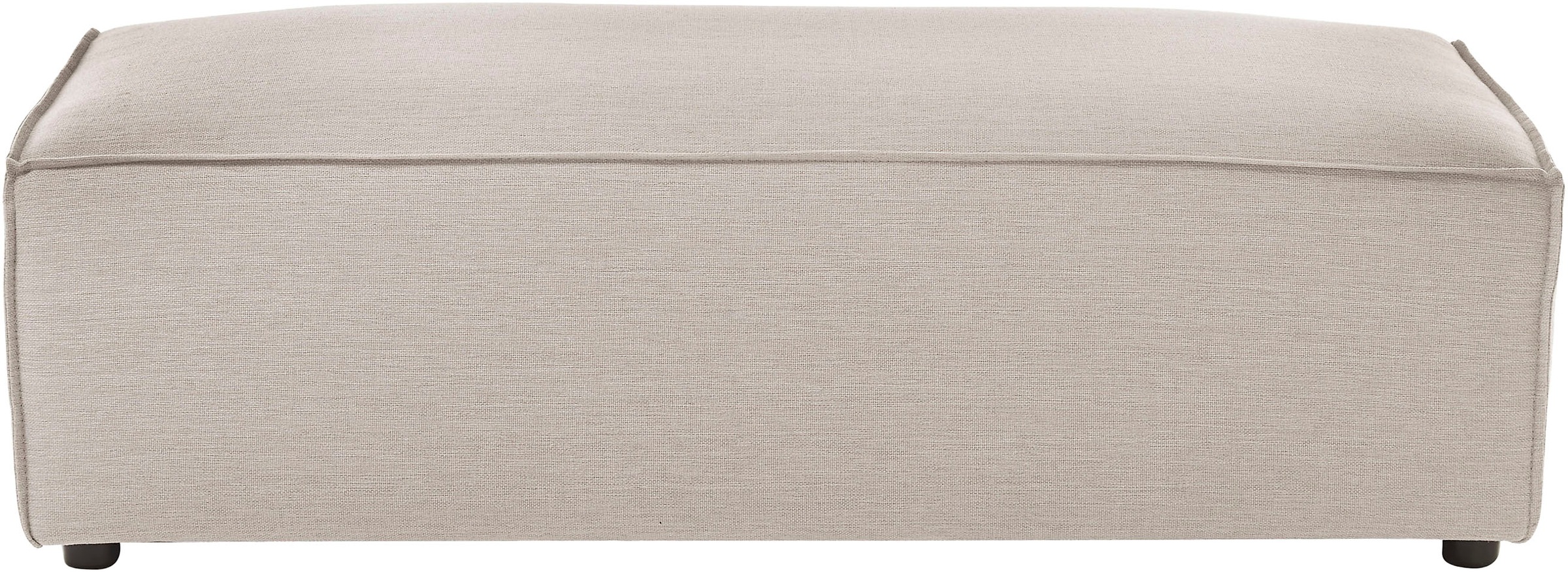 Home affaire Hocker »NEU: SHERWOOD XXL, Polsterhocker, Cord, Webstoff«, rechteckig, bequemer Sitzkomfort, 130/60/44 cm, Krokodilverbinder