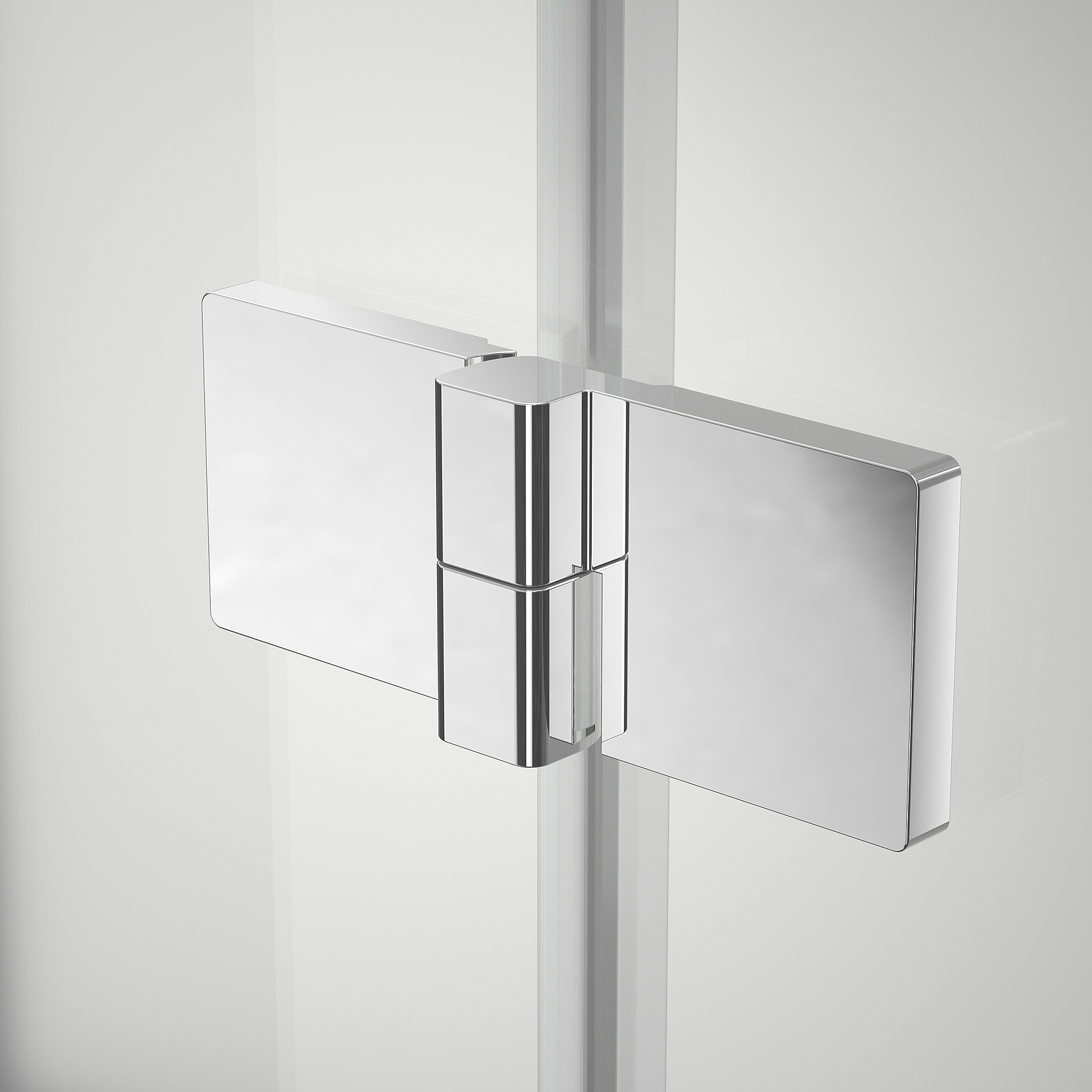 Marwell Eckdusche »Shine Square« mit Schwingrichtung in beide Seiten, mit EasyClean