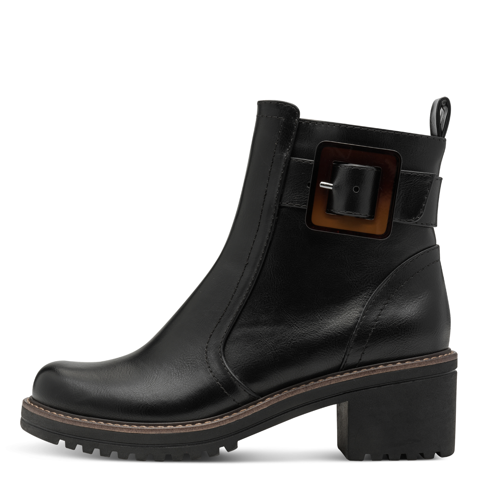 MARCO TOZZI Stiefelette  Blockabstz, Herbstboots in veganer Verarbeitung