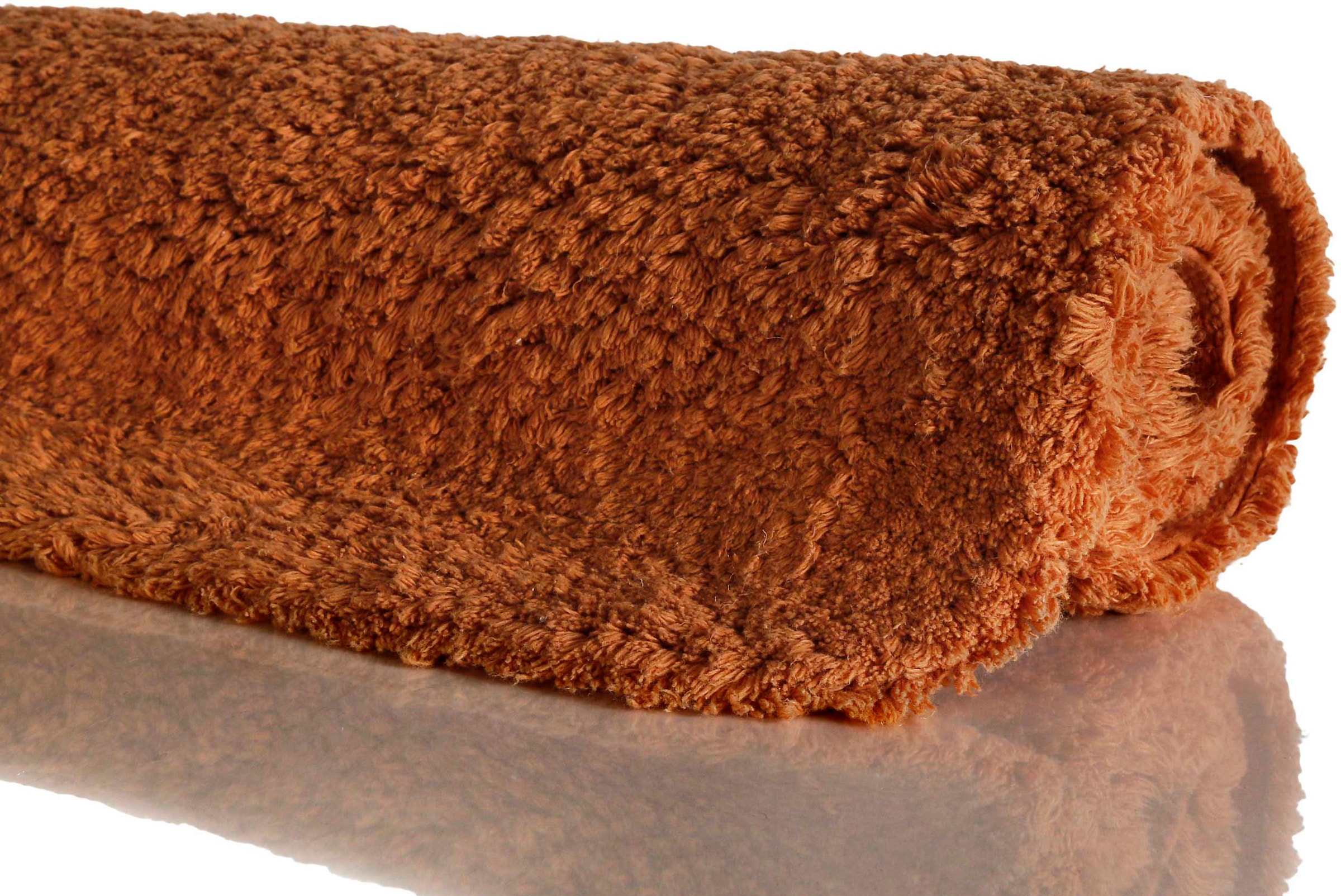 Wecon home Basics Badematte »Ole WB-2721«, fußbodenheizungsgeeignet, 100% Baumwollflor, waschbar, einfarbig, Badezimmerteppich