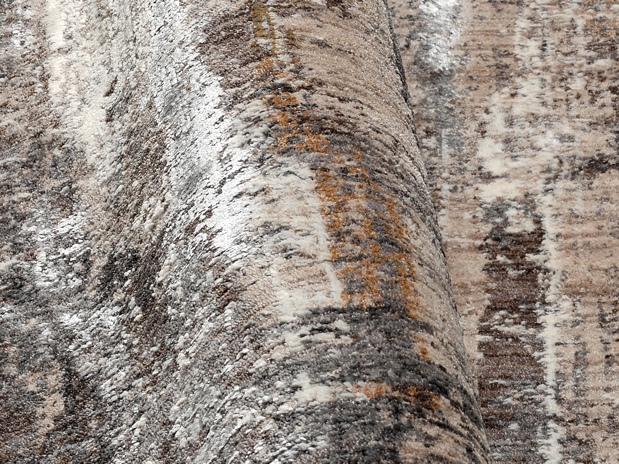 OCI DIE TEPPICHMARKE Teppich »MINANO EARTH« rechteckig 9 mm Höhe Design Kurzflor Teppich, hochwertig