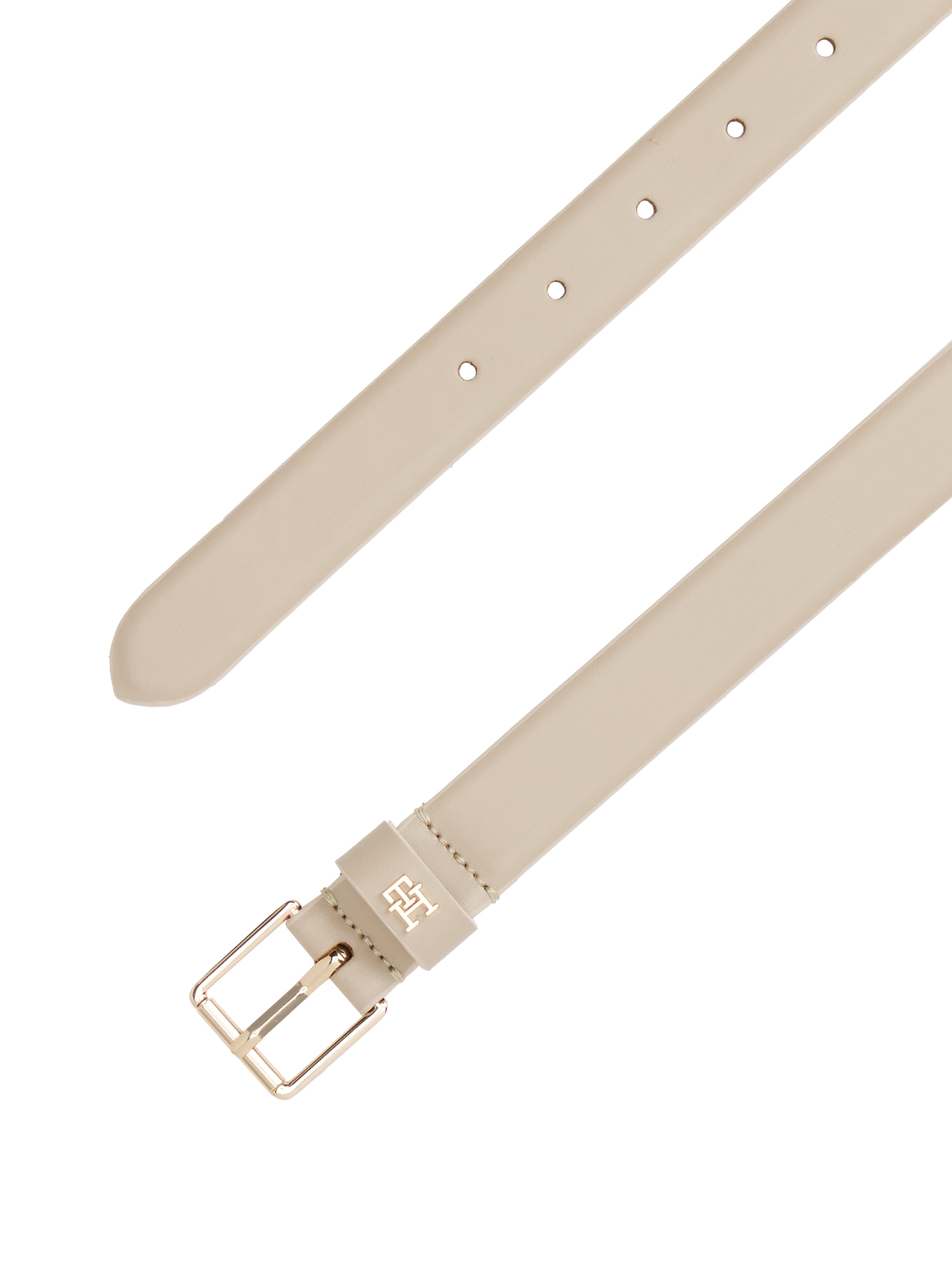Tommy Hilfiger Ledergürtel »TH SQUARE 2.5 GO«, mit eckiger Schnalle und TH-Monogramm