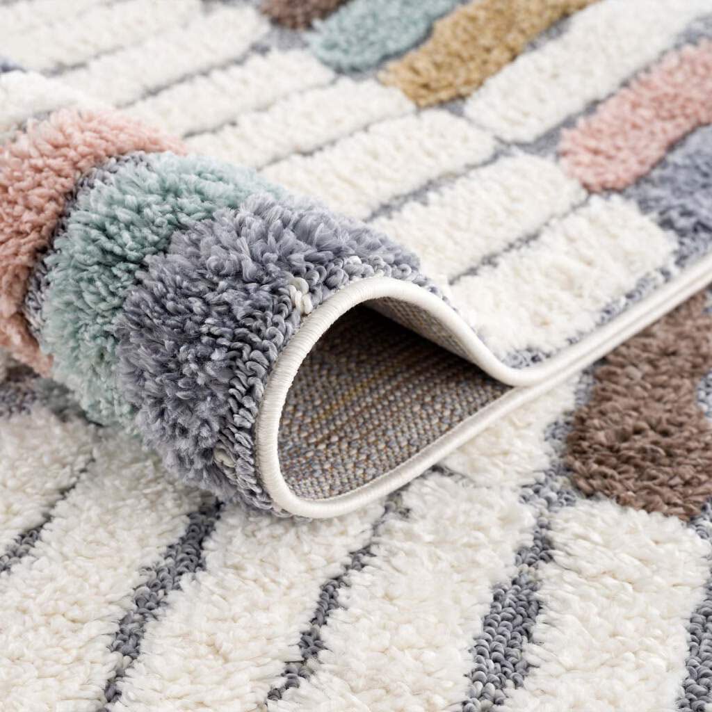 Carpet City Hochflor-Teppich »Focus Modern, online besonders 3D-Effekt 3032«, weich, rund, kaufen Bunt