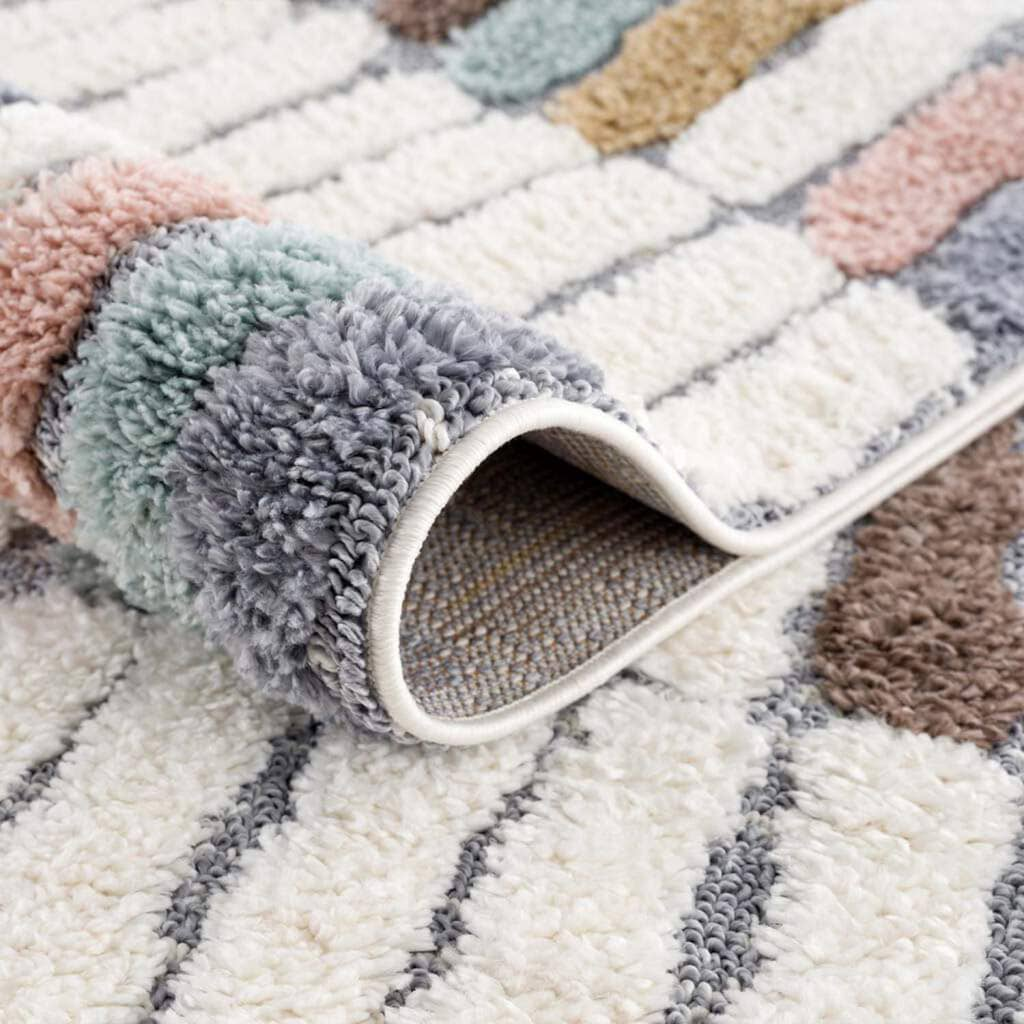 Carpet City Hochflor-Teppich »Focus 3032«, rechteckig, besonders weich, Modern, Bunt, 3D-Effekt