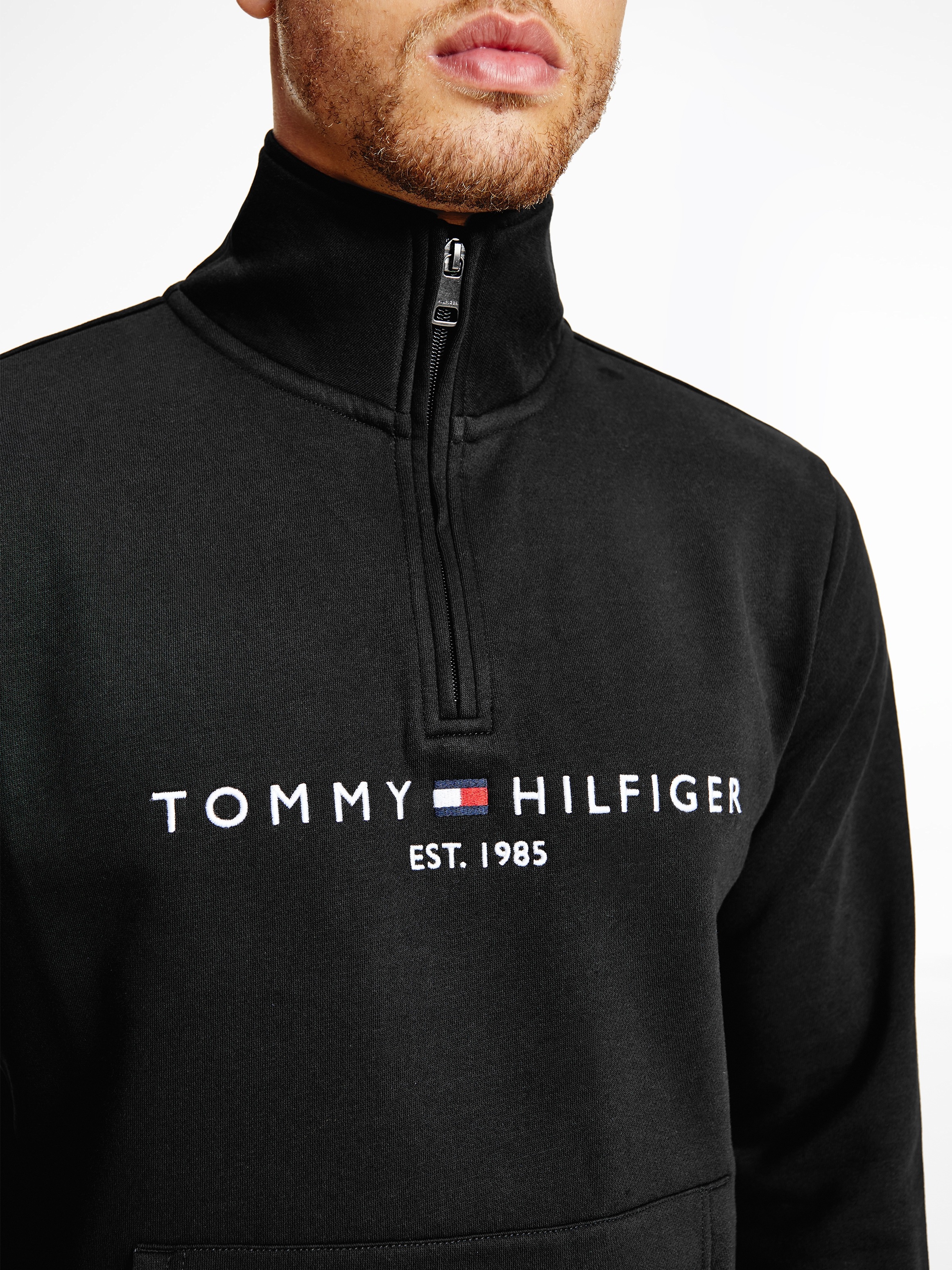 Tommy Hilfiger Sweatshirt »TOMMY LOGO MOCKNECK«