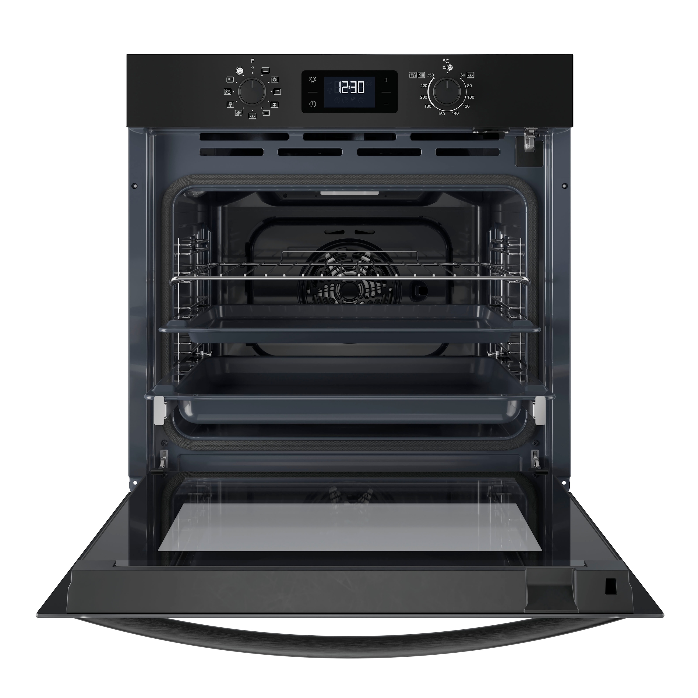 Privileg Backofen-Set »PBA285PU1K«, (Set, 2 St.), Hydrolyse & Pyrolyse - zwei Reinigungsfunktionen für jeden Bedarf