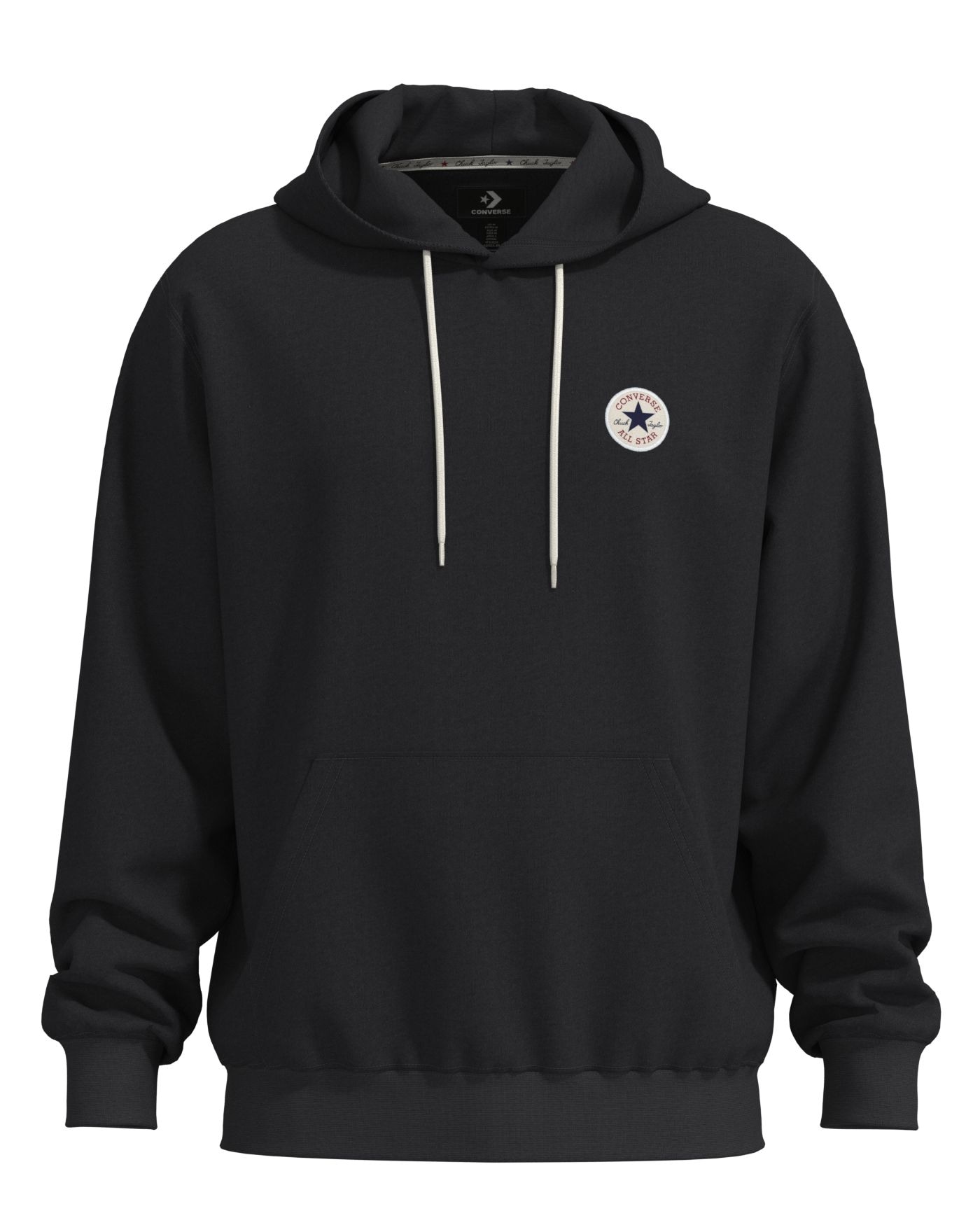 Converse Kapuzensweatshirt »CHUCK PATCH HOODIE (CLASSIC FLEECE)«, mit sportlichem Stil, Langarm-Design, aus Baumwolle und Polyester
