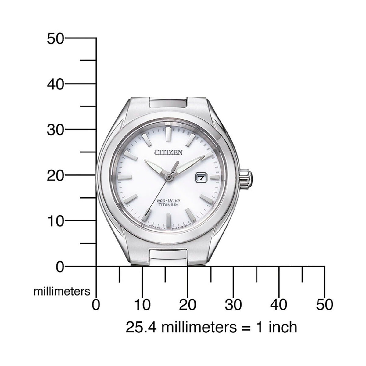 Citizen Solaruhr »Super Titanium«, Armbanduhr, Damenuhr, Titanarmband,bis 10 bar wasserdicht,Saphirglas
