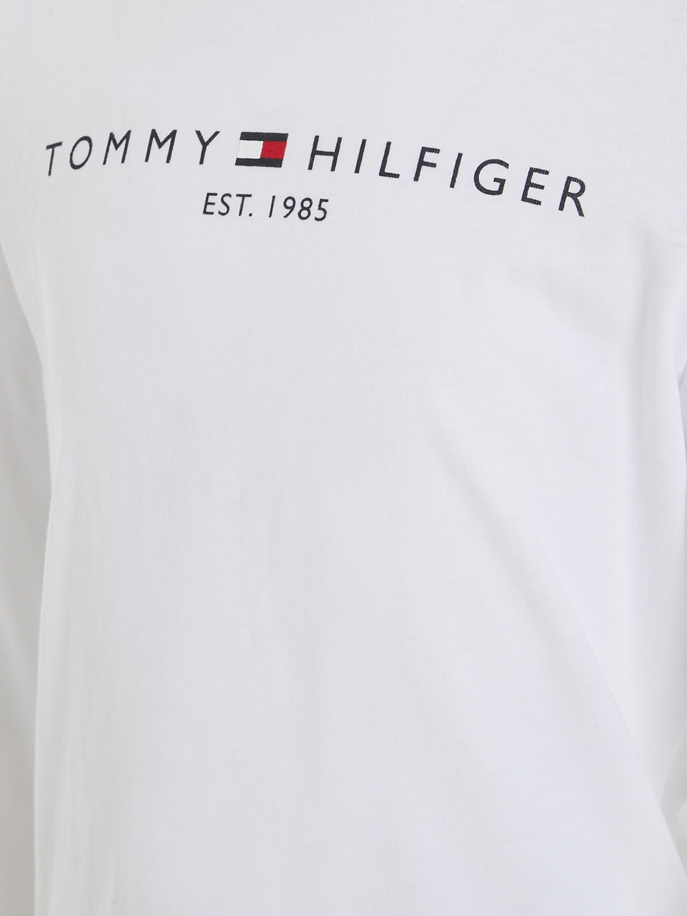 Tommy Hilfiger Langarmshirt »ESSENTIAL TEE L/S«, mit Tommy Hilfiger Logo-Schriftzug