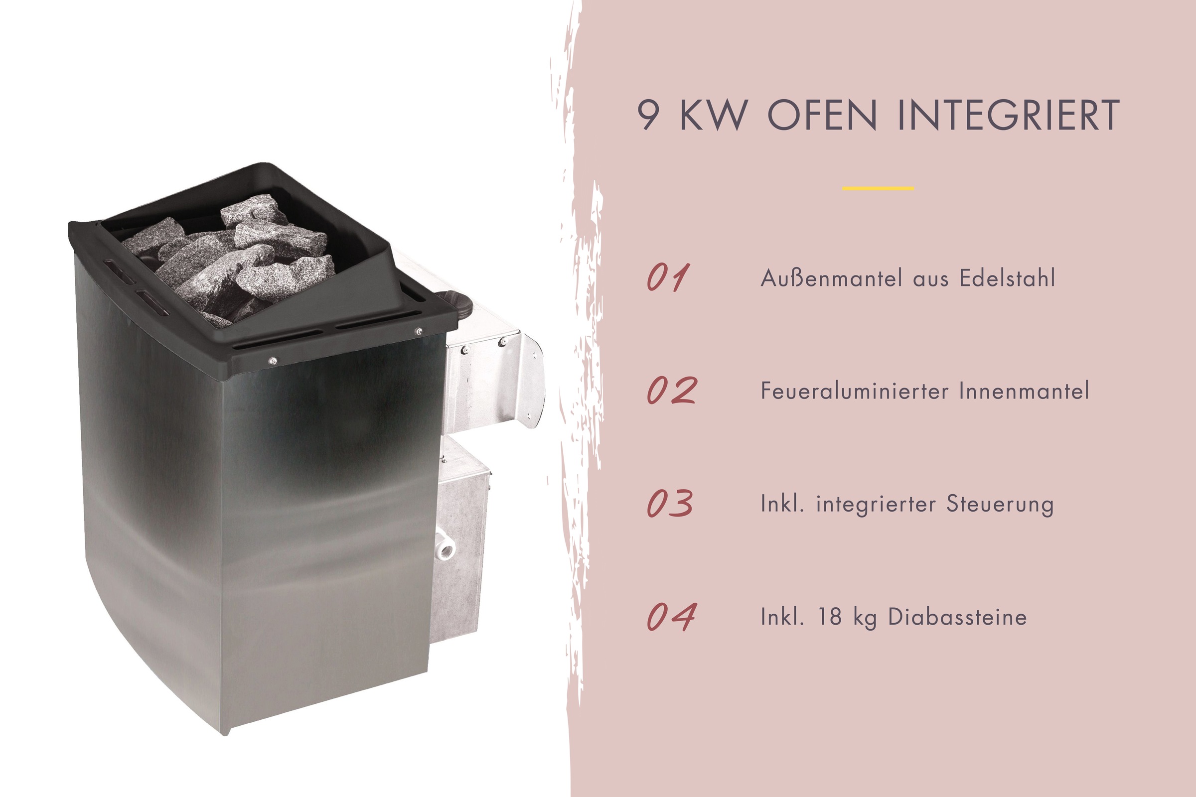 Karibu Saunahaus »»Talo 0« mit Iso-Tür, naturbelassen« Set, 