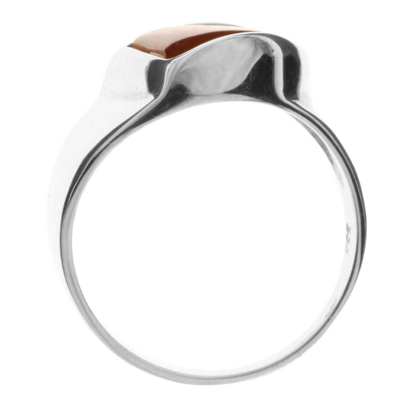 OSTSEE-SCHMUCK Fingerring »- Alea - Silber 925/000 - Bernstein«