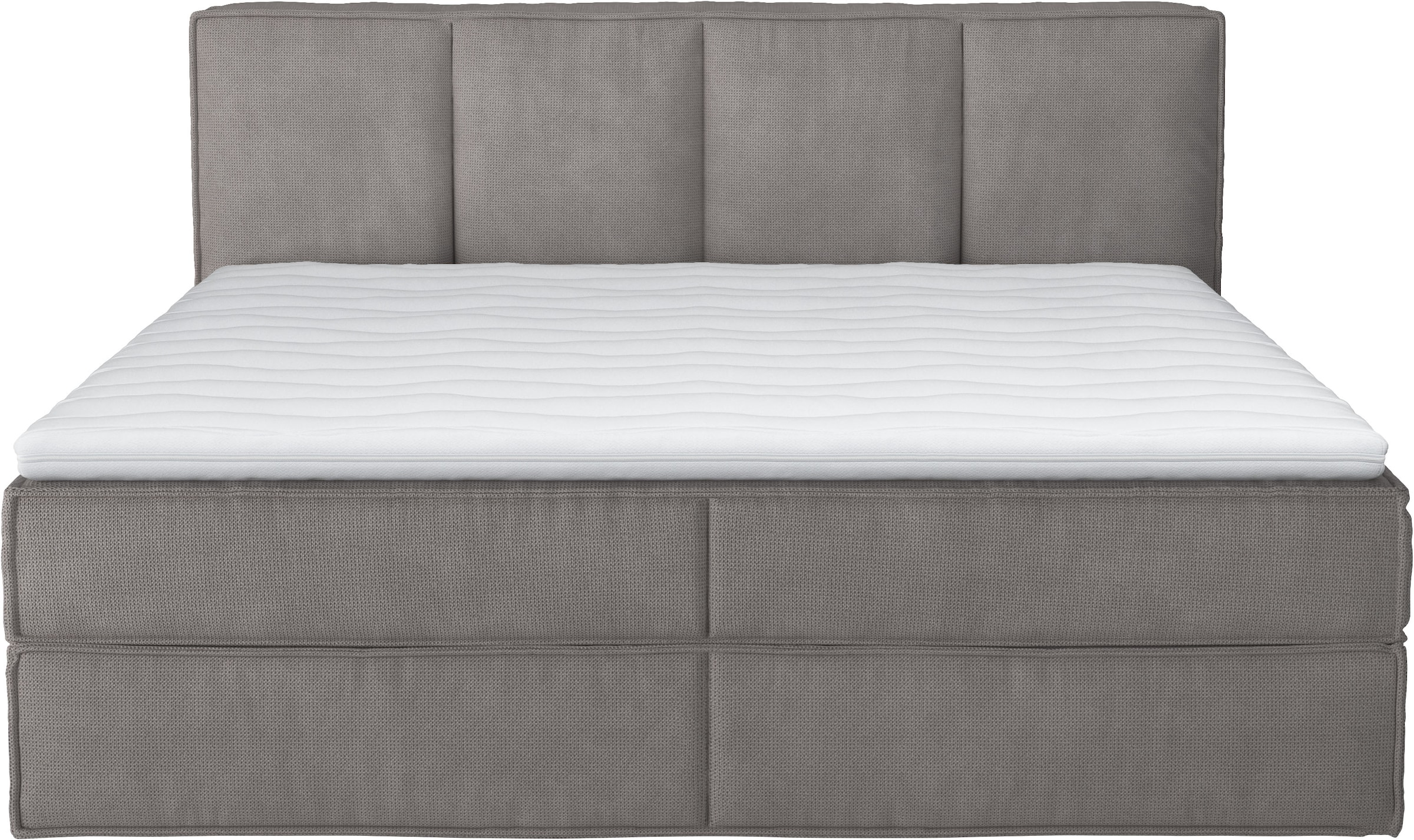 Home affaire Boxspringbett »Sacy«, Boxbett inkl. Topper, 2 Matratzen, Härtegrade H2, H3 und H4 wählbar