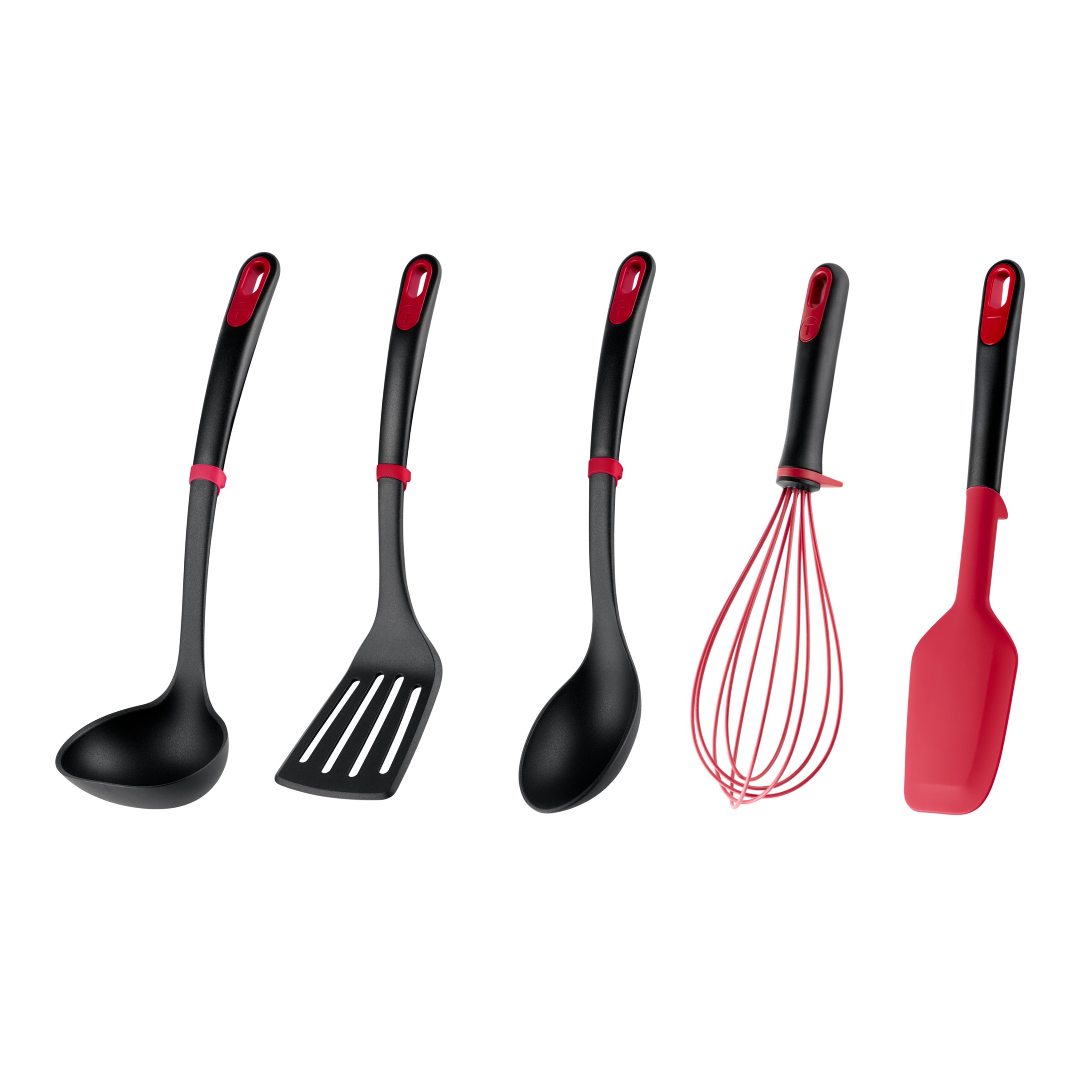 Tefal Kochbesteck-Set »Ingenio+« Silikon-Sicherheitsring, hitzebeständig bis 230°C, spülmaschinenfest
