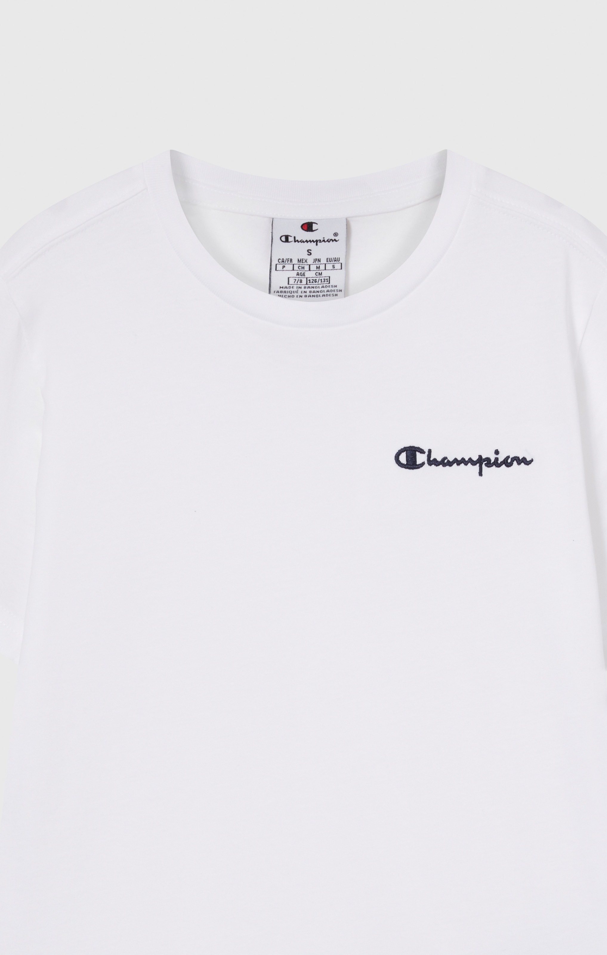 Champion T-Shirt »ICONS CONTRAST Crewneck T-Shirt« klassischer Schnitt, Kurzarm, für Kinder, für Sportmode