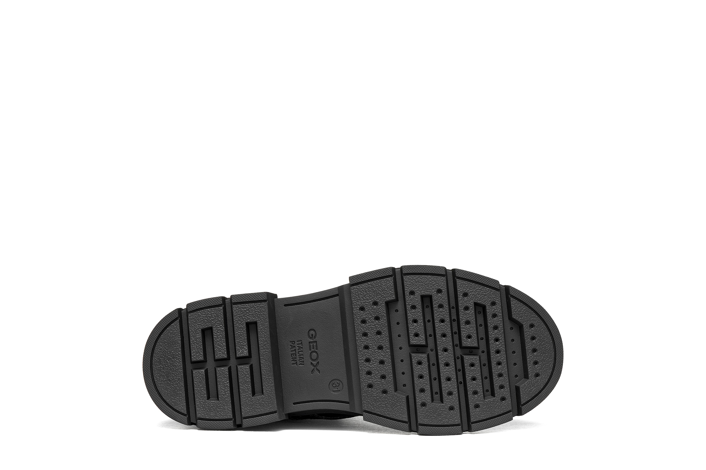 Geox Schnürboots »J KARSYN GIRL«  Stiefelette mit Pins, Größenschablone zum Download