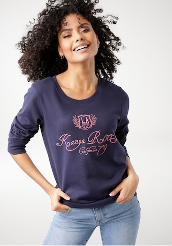 KangaROOS Sweater, mit trendigem Logo-Druck im neuen Collage-Stil - NEUE KOLLEKTION kaufen