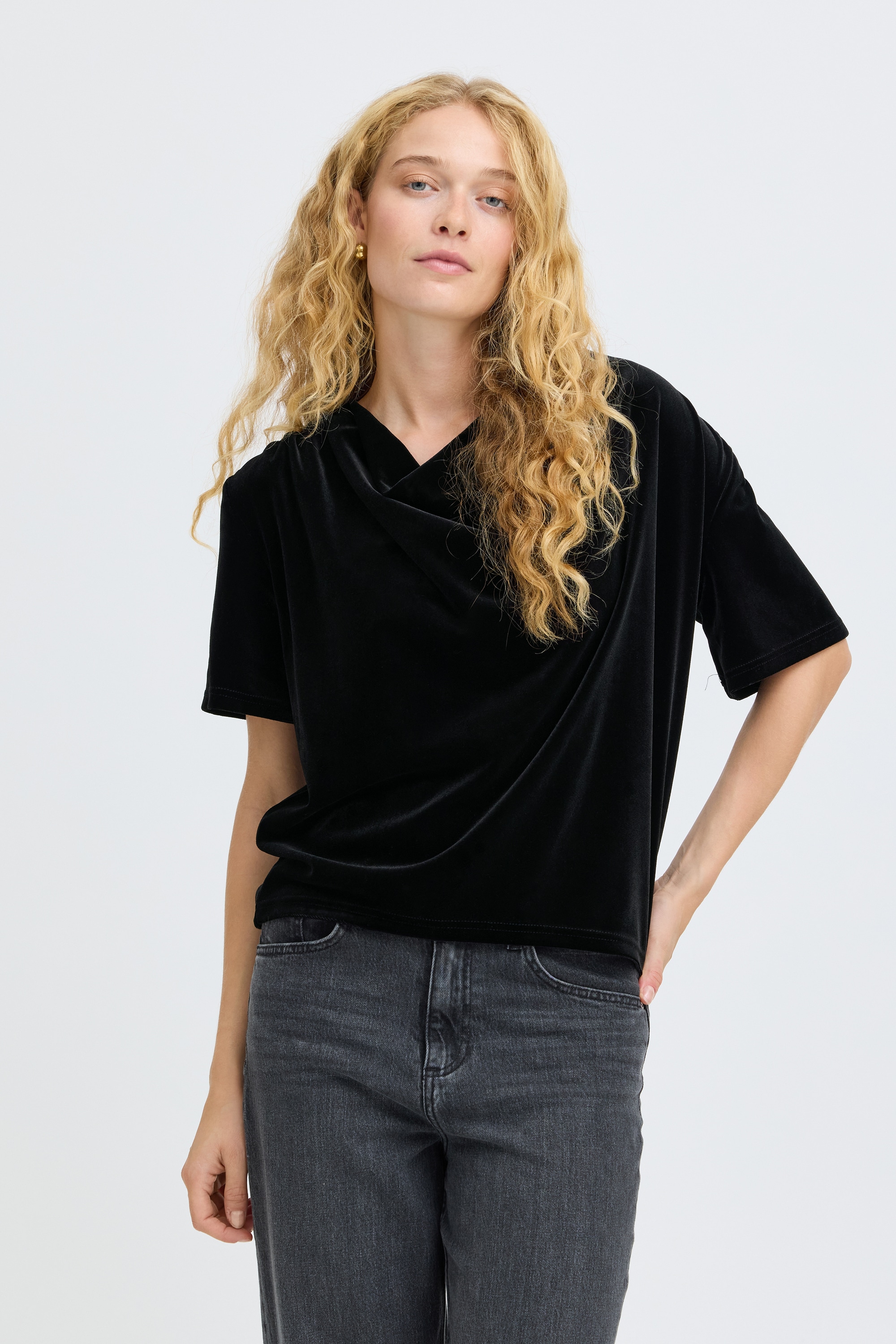 b.young Blusentop »b.young T-Shirt kurzarm BYPERLINA«