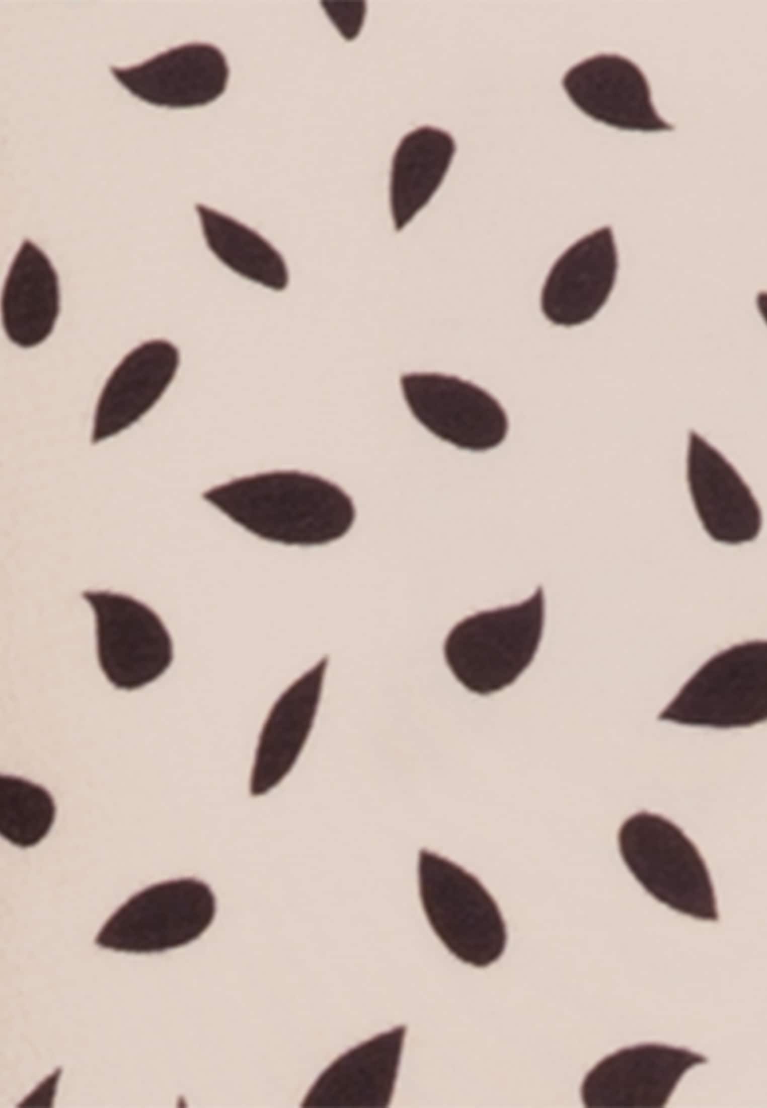 seidensticker Klassische Bluse »Schwarze Rose«, Langarm Rundhals Druck
