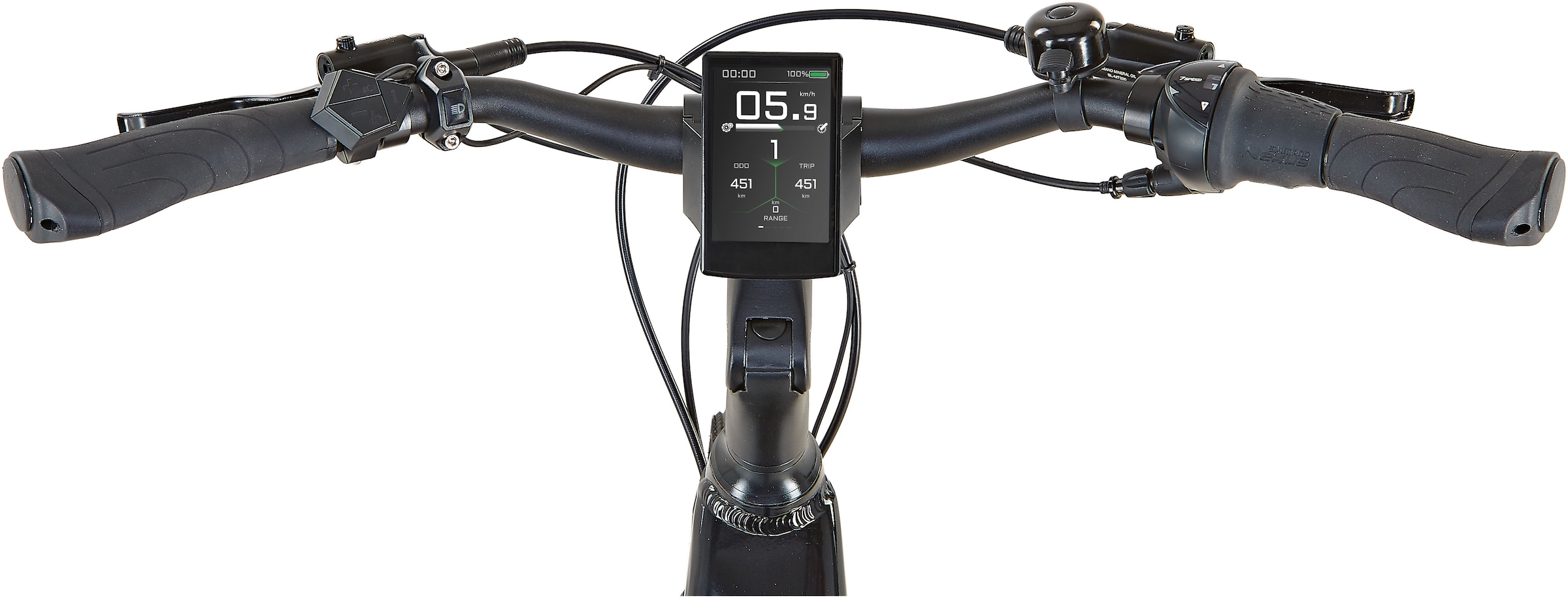 Prophete E-Bike »Geniesser 5.0«, 7 Gang, Shimano, Nexus, Mittelmotor 250 W, (mit integr. Rahmenschloss ART zertifiz.), Pedelec, Elektrofahrrad für Damen u. Herren