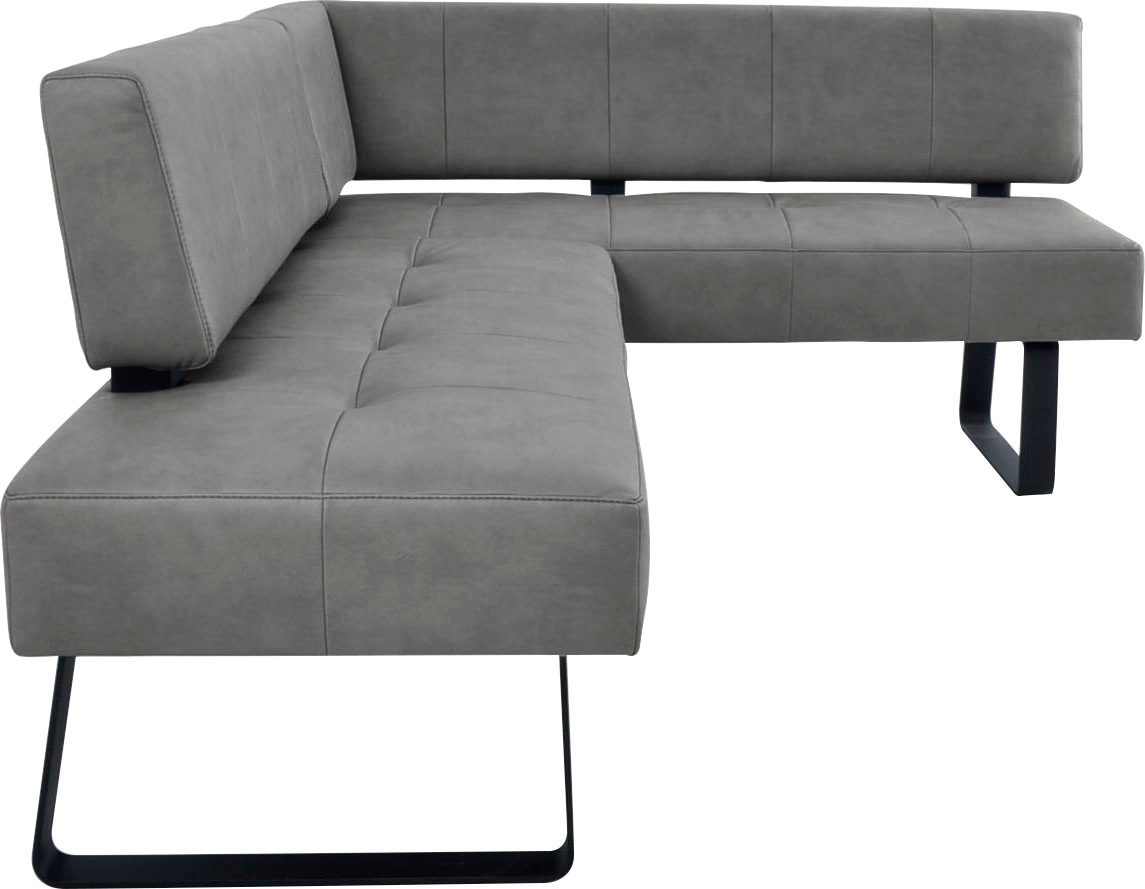 K+W Komfort & Wohnen Eckbank »Spider II«, Sitzsteppung, bequem durch Sandwichbauweise, 2 Stellmaße