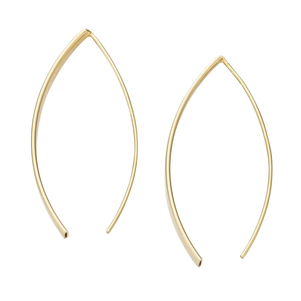 Smart Jewel Paar Ohrhaken »Ohrhaken längliche Form, Silber 925«