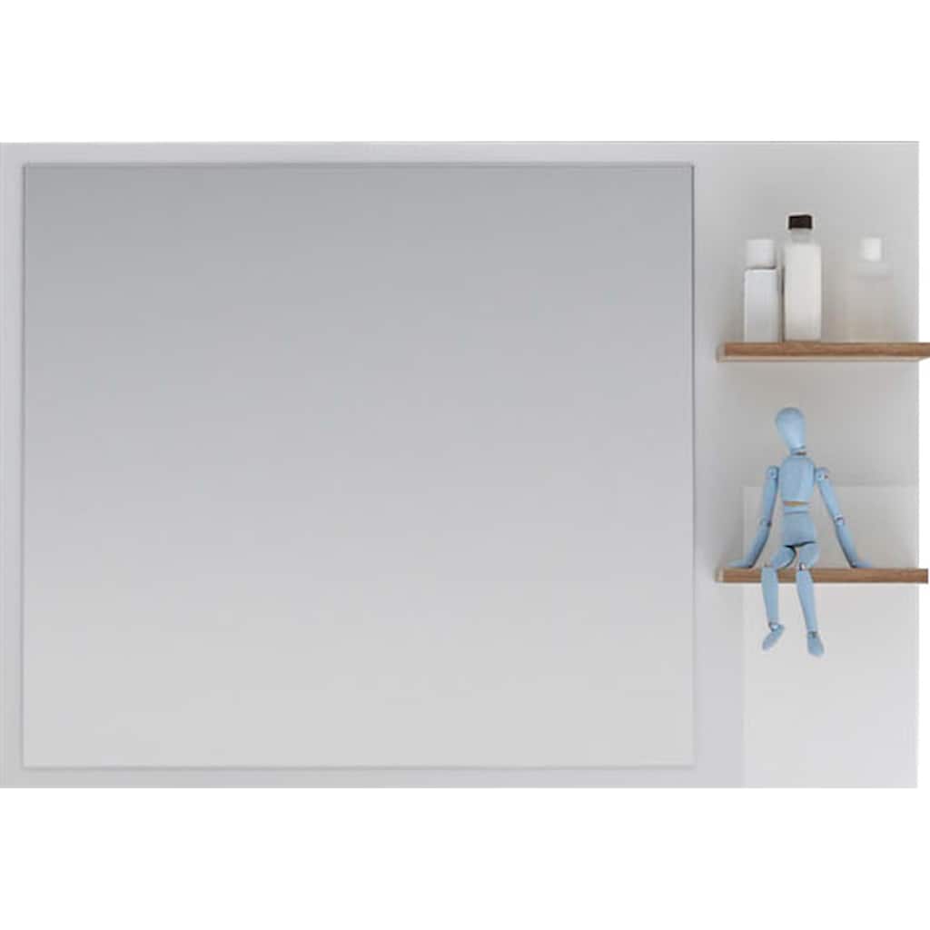 Saphir Badspiegel »Quickset 923 Spiegel 100 cm breit mit seitlicher Ablage«