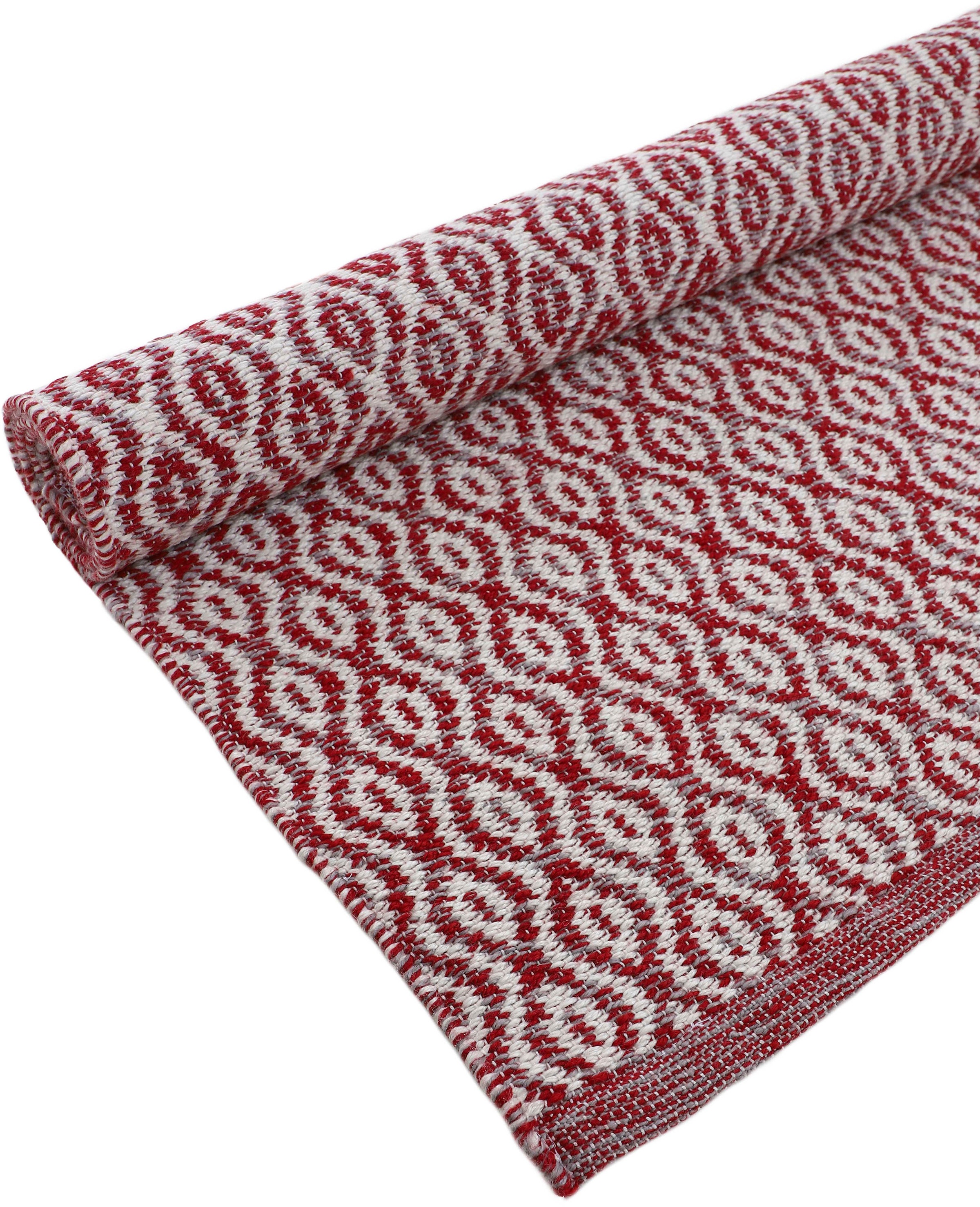 carpetfine Teppich »Frida 202« rechteckig 7 mm Höhe Wendeteppich, 100% recyceltem Material (PET), Flachgewebe, Sisal Optik
