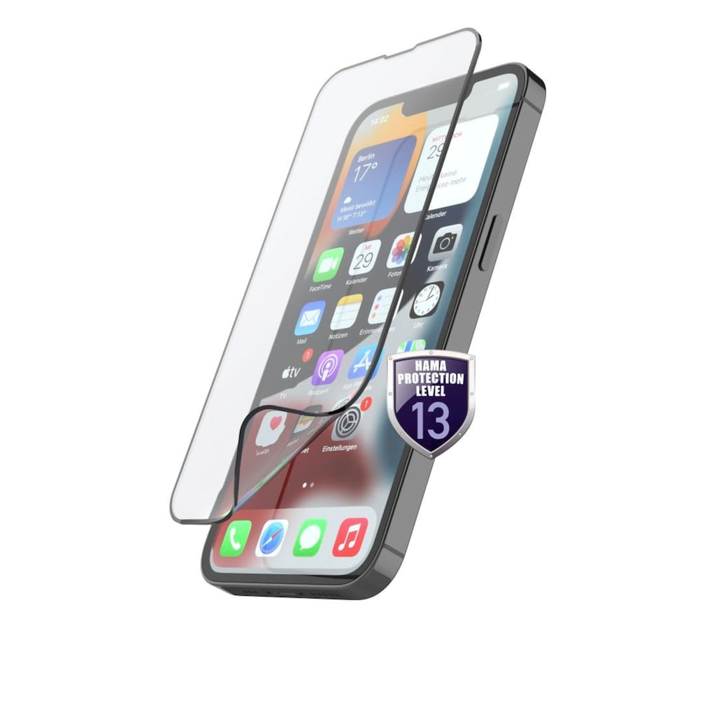 Hama Displayschutzglas »Displayschutz "Hiflex" für Apple iPhone 13/13 Pro, Schutzglas«
