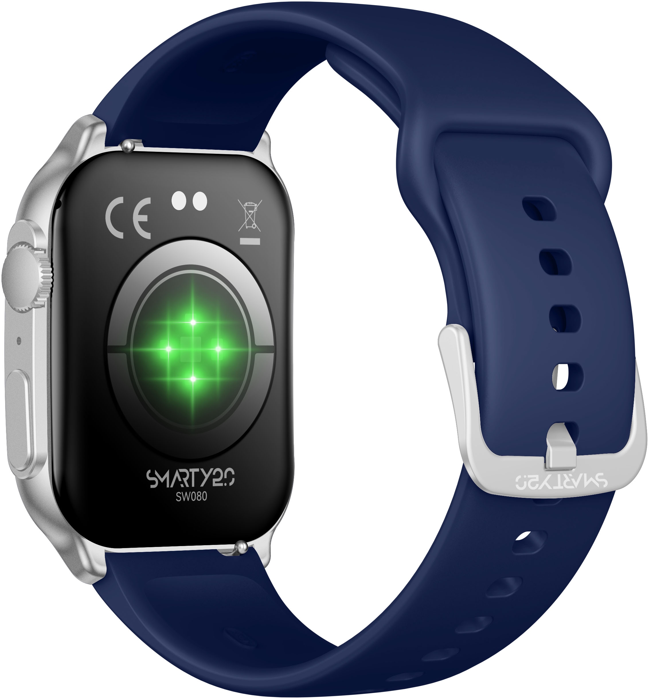 SMARTY 2.0 Smartwatch, Armbanduhr, Damenuhr, Herrenuhr, Android5.0+, Apple iOS 9.0+,)