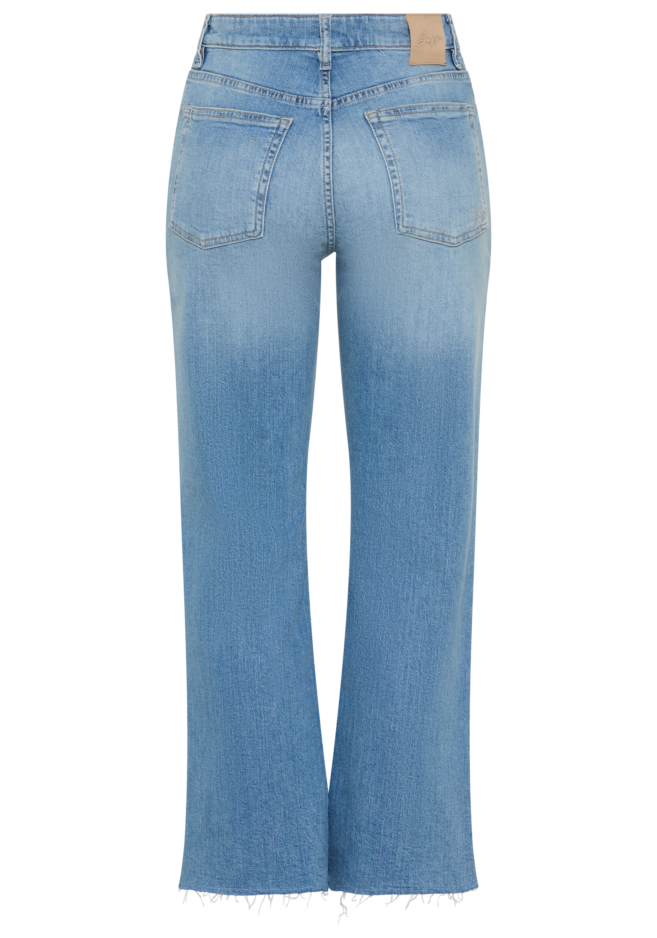 BOSS ORANGE 7/8-Jeans »SOFT KICK FLARE 2.0 Premium Damenmode« Stretch-Denim, offener Saum