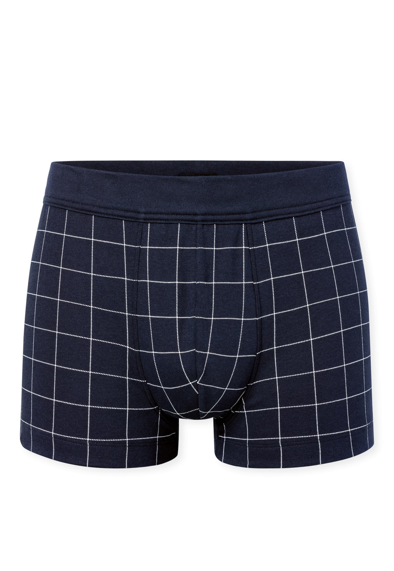 Schiesser Boxershorts »Fine Interlock« ohne Eingriff, Karo-Muster, Interlock-Qualität