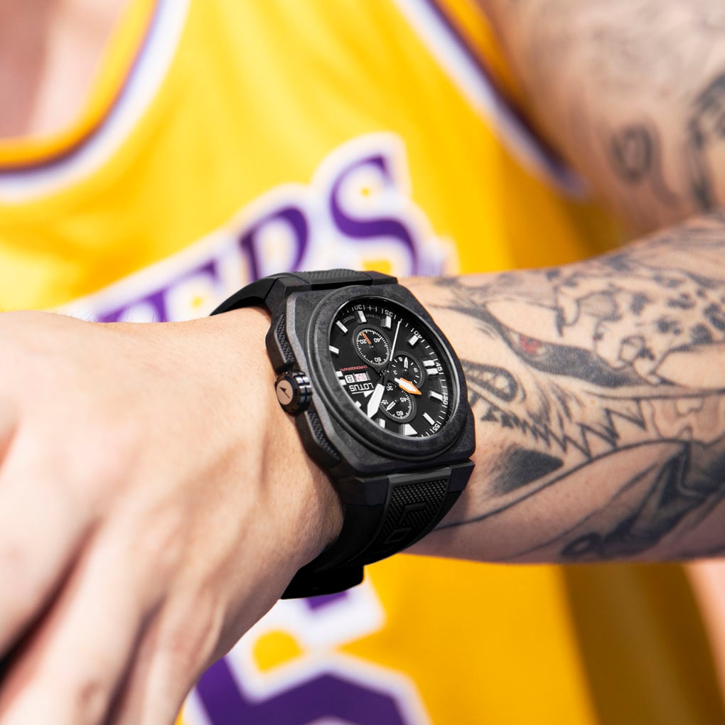 Lotus Chronograph Quarzuhr, Armbanduhr, Herrenuhr, Kautschukband, Datum,  Stoppfunktion