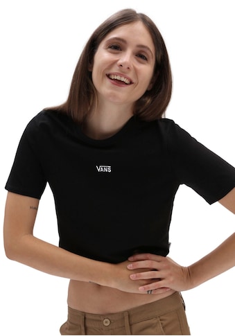 Vans T-Shirt »FLYING V CROP CREW SPORT«, Modisch kurze Länge kaufen