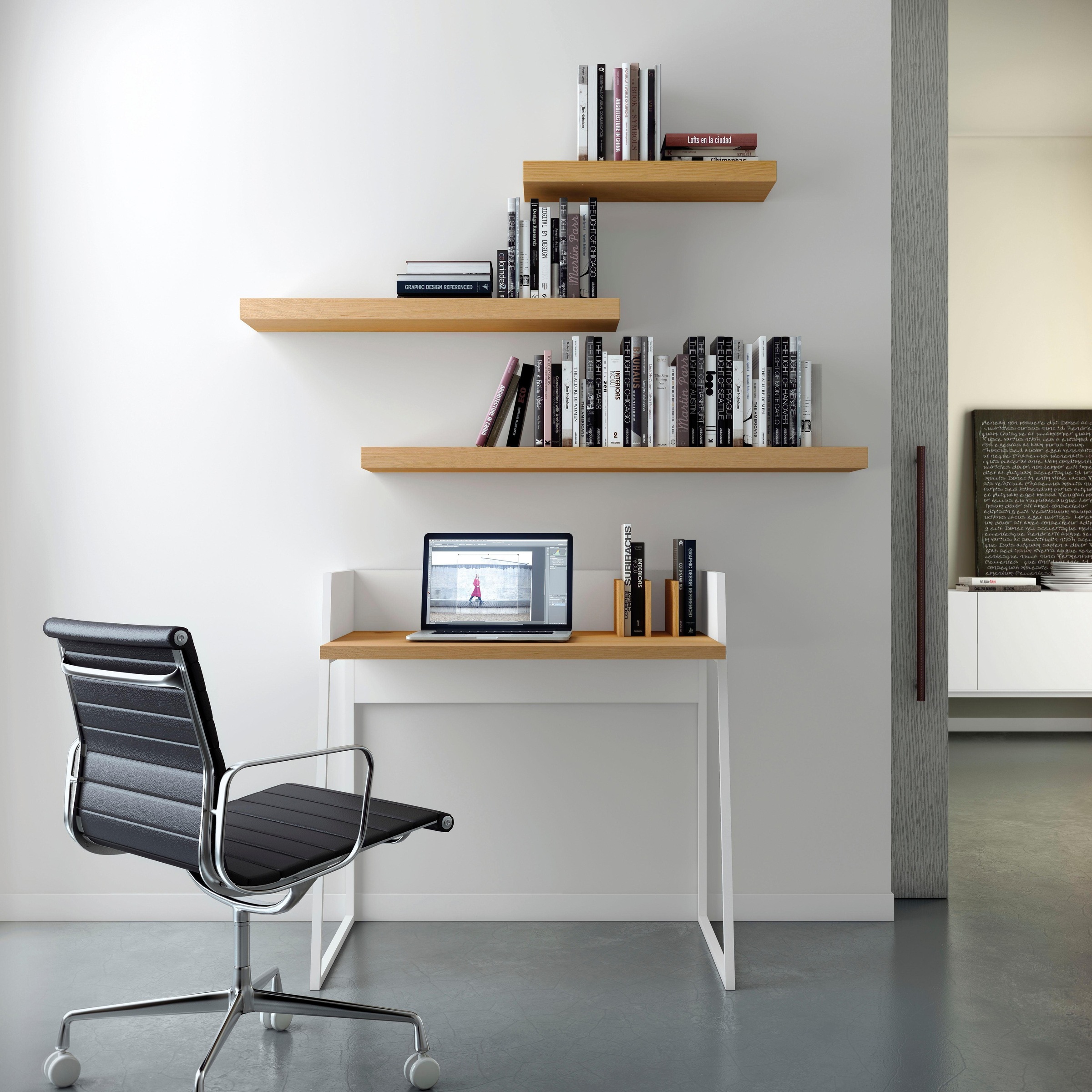 TemaHome Wandboard »Balda«, mit einer Metallstange zur Wandmontage, in unterschiedlichen Größen