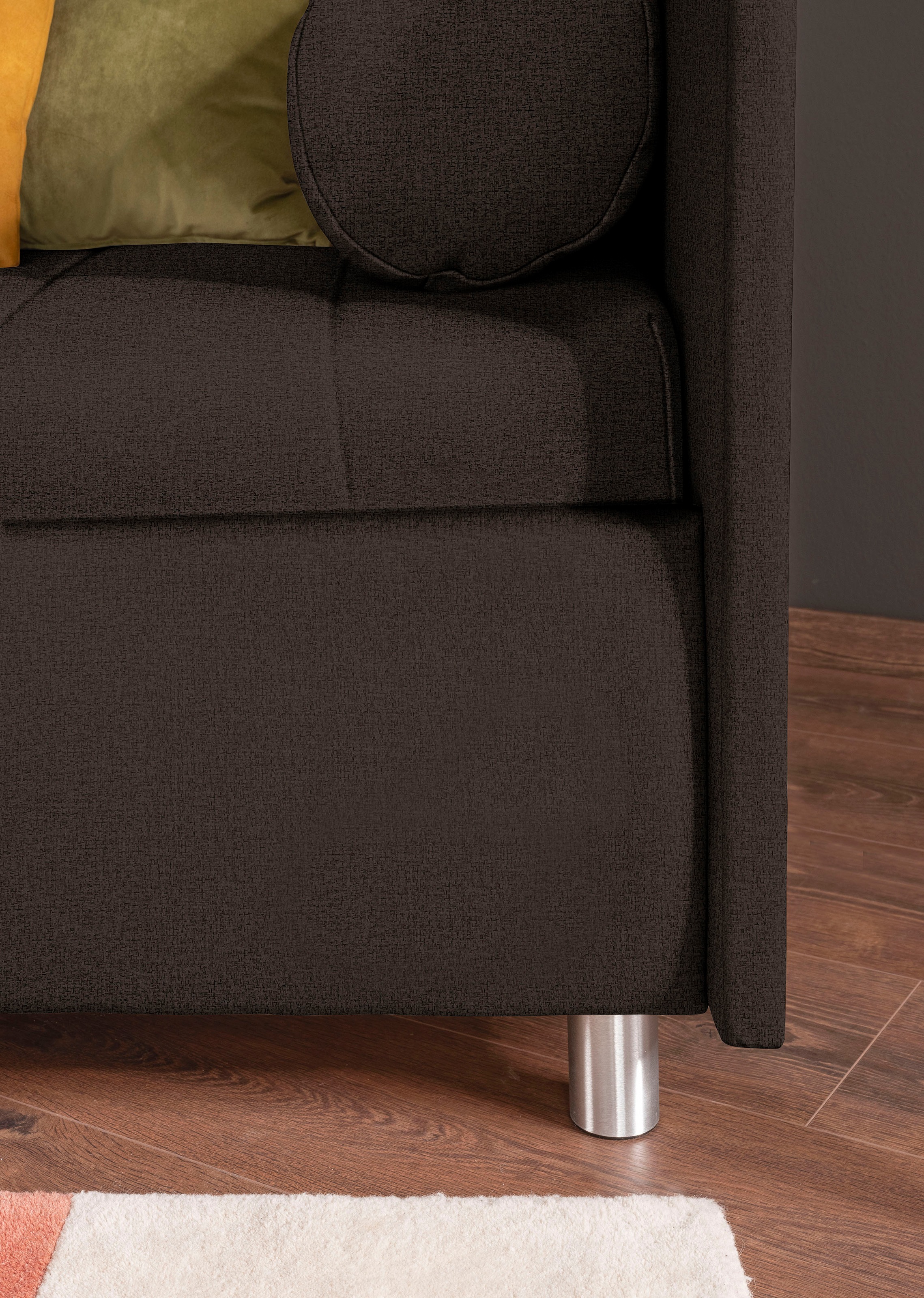 alina Schlafsofa »Kiana«, mit Bettkasten und Zierkissen, Liegefläche 90/200 cm oder 100/200 cm