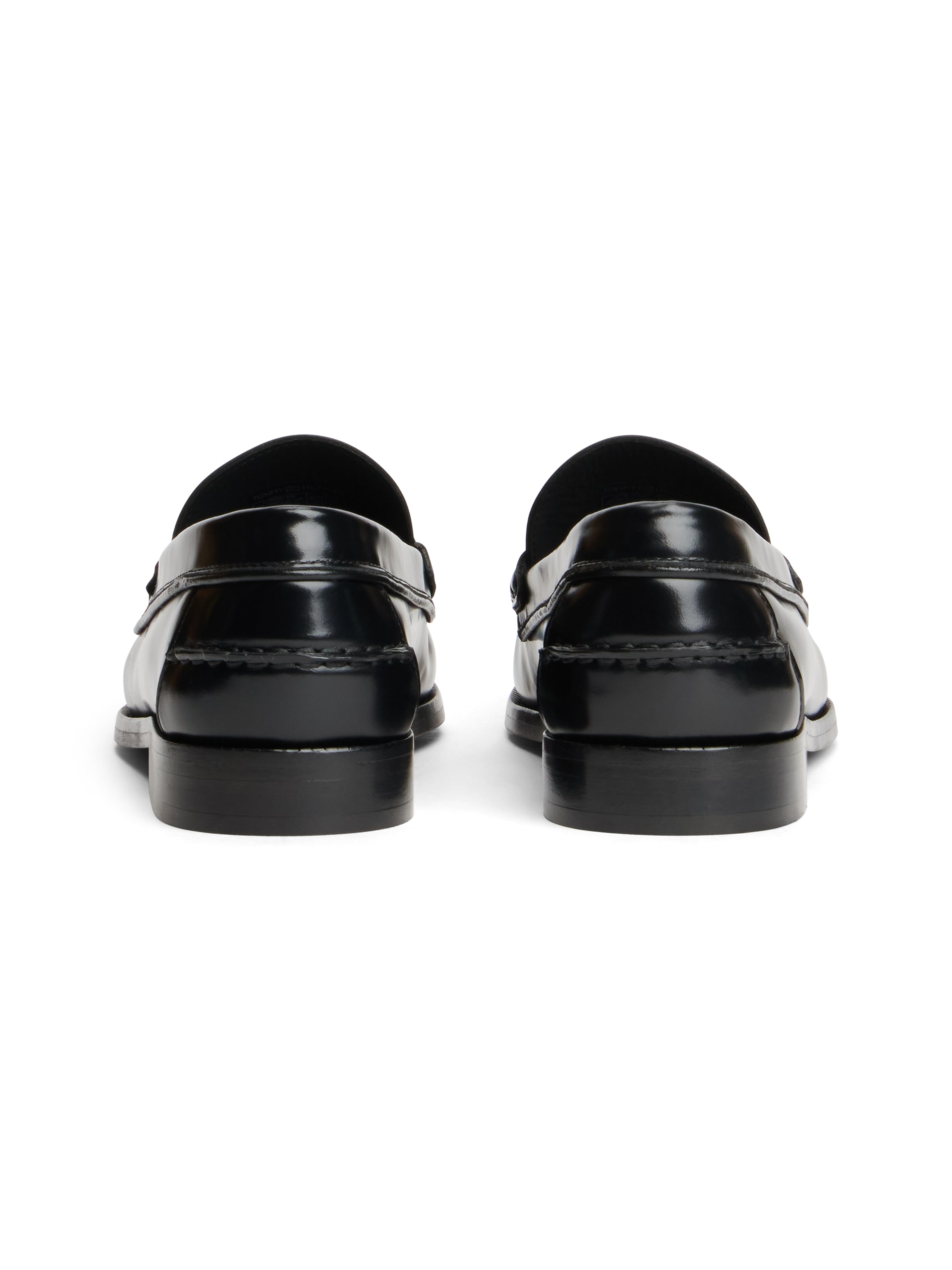 Tommy Hilfiger Loafer »HILFIGER PENNY ABRASIVATO«  , Blockabsatz, Slipper, Businessschuh mit klassischem Zierriegel