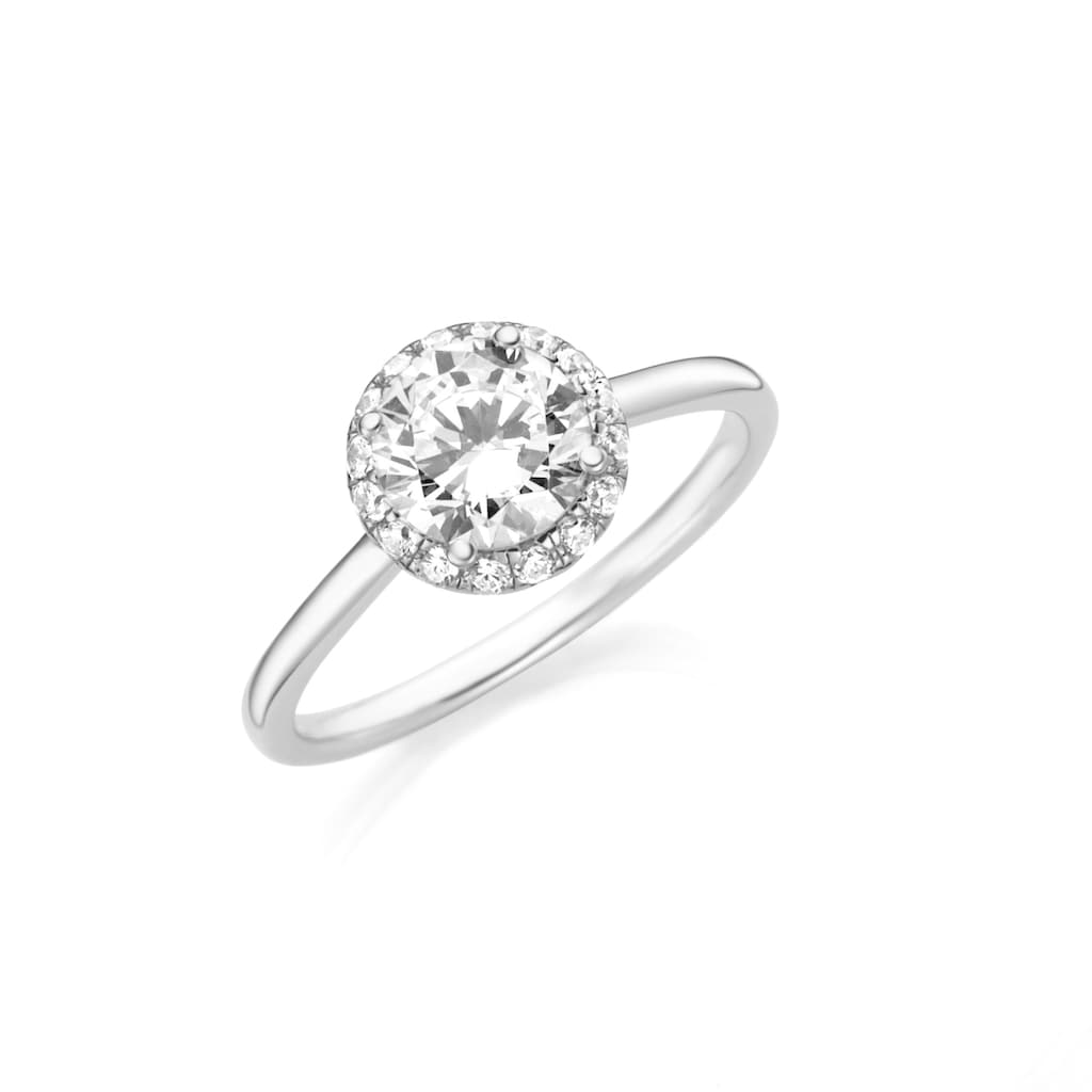 Smart Jewel Verlobungsring »Ring funkelnd mit Zirkonia, Silber 925«