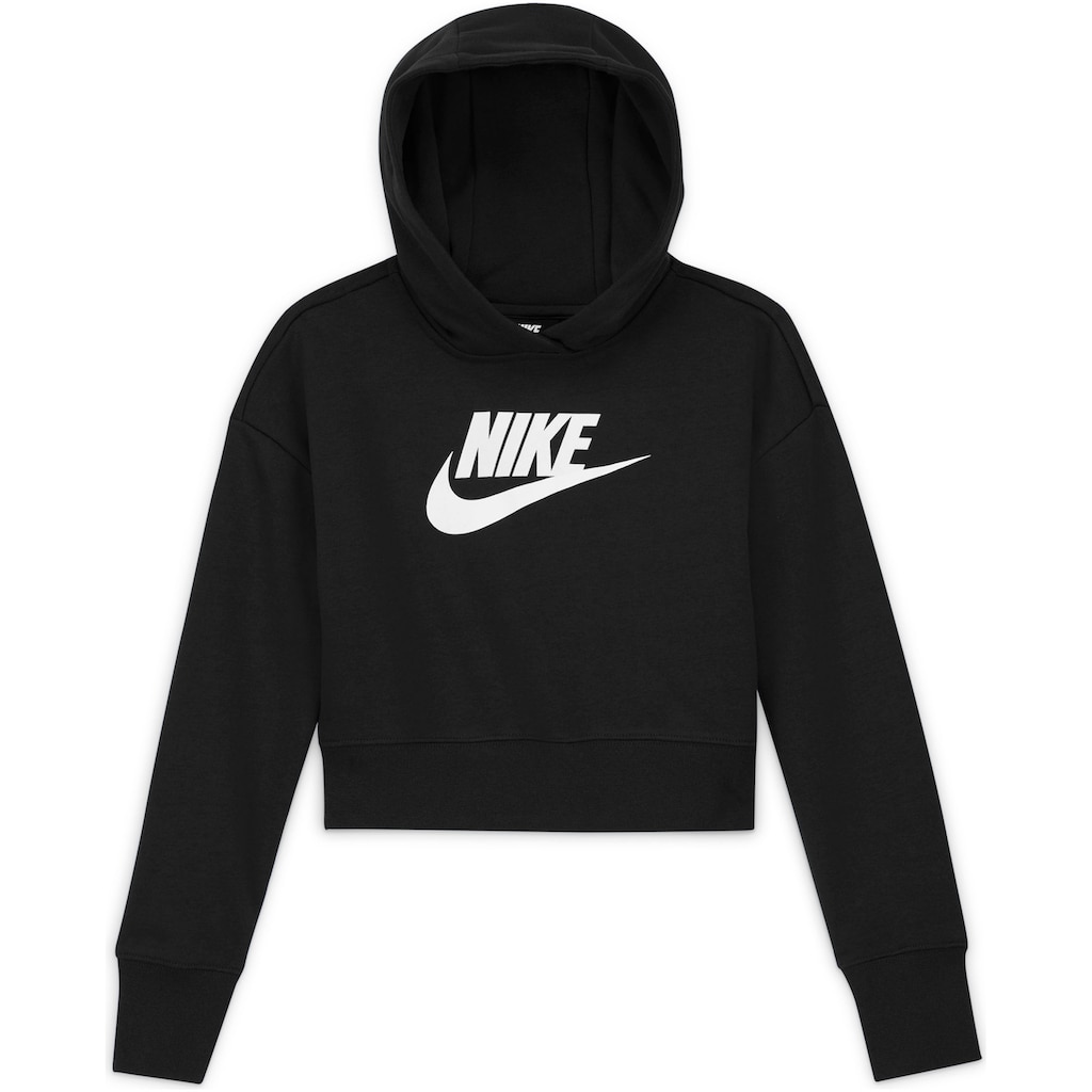 Nike Sportswear Kapuzensweatshirt »Club Big Kids' (Girls') French Terry Cropped Hoodie«