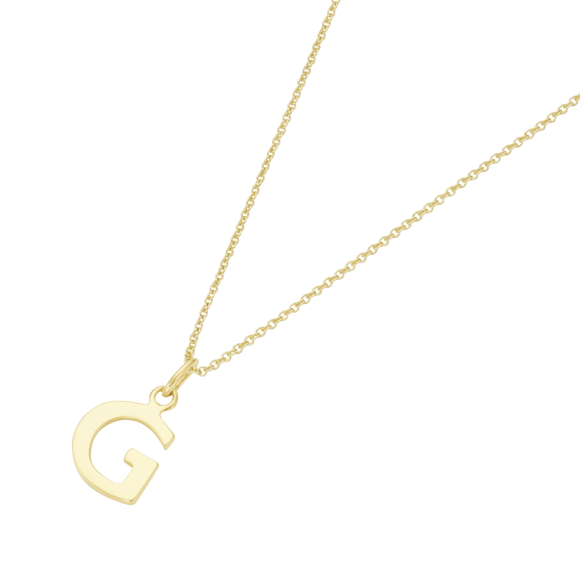 Luigi Merano Kette mit Anhänger »Kette Anhänger Buchstabe G, Gold 585«
