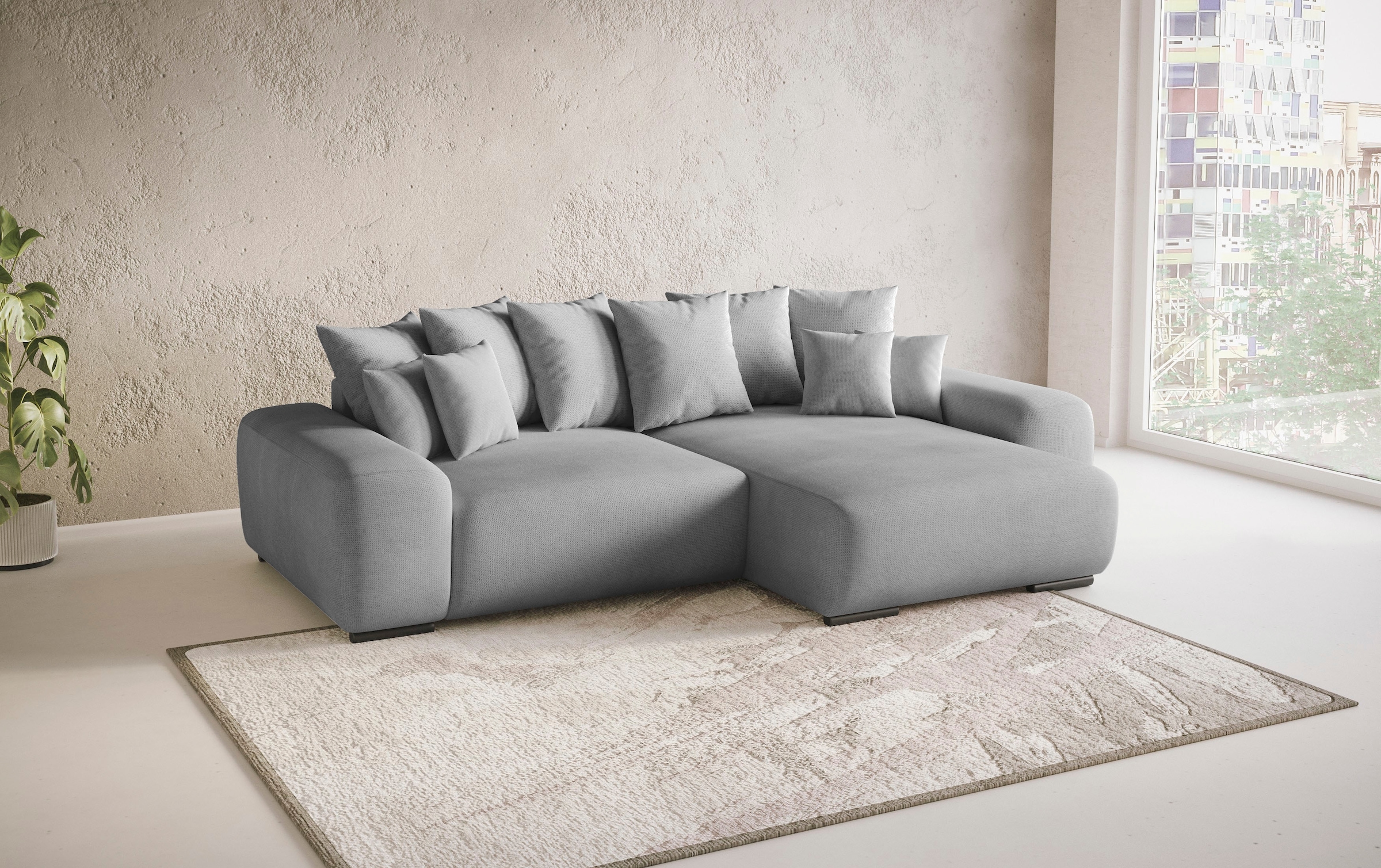 Mr. Couch Polsterecke »Sundance II«, Dauerschläfer mit EasyBett-Schlaffunktion, Bettkasten