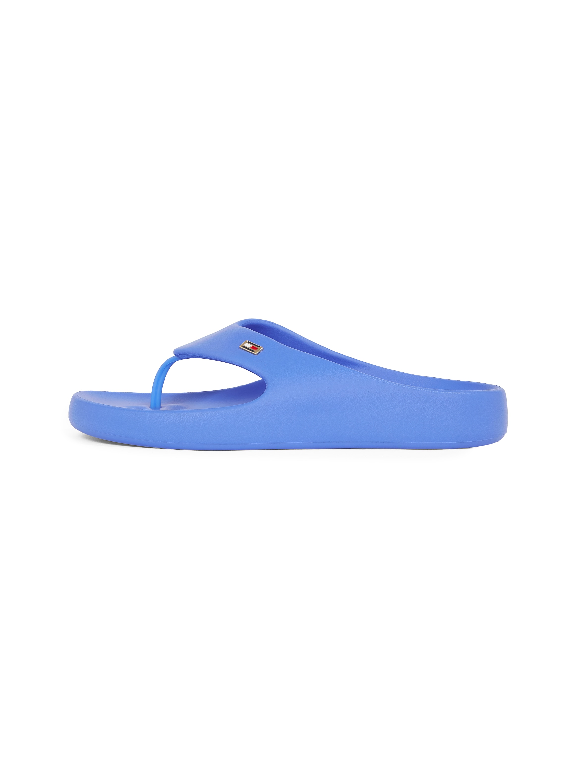 Tommy Hilfiger Zehentrenner »TH COMFORT BEACH SANDAL«, Dianette, Sommerschuh, Bequemschuh mit kleiner Logostickerei