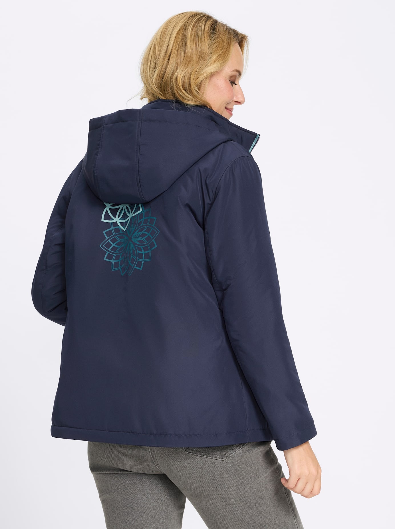 Classic Basics Langjacke mit Kapuze