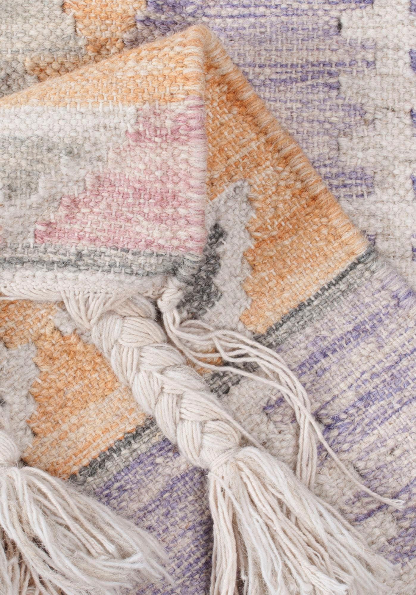 TOM TAILOR HOME Wollteppich »Vintage Classic Kelim« rechteckig 5 mm Höhe reine Wolle, handgewebt, mit Fransen, Boho-Style