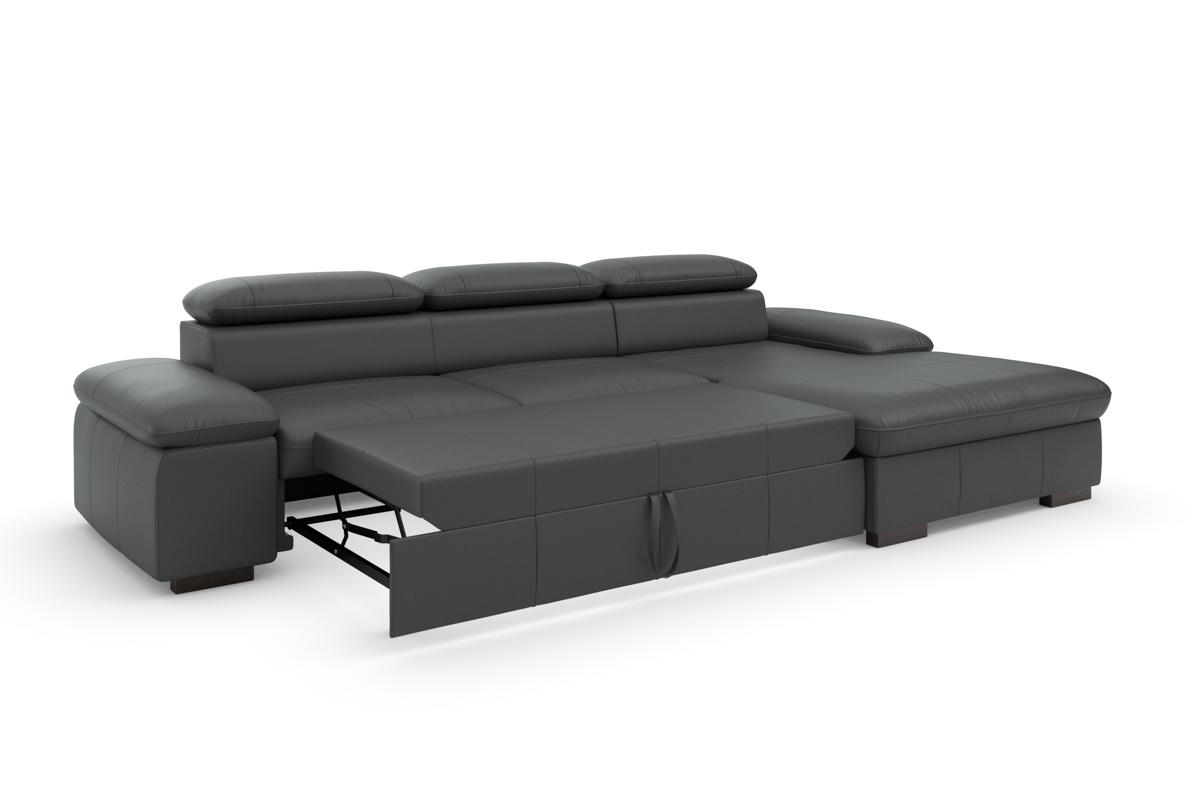 Home affaire Ecksofa »Alberto L-Form«, mit Kopfteilverstellung, wahlweise mit Bettfunktion