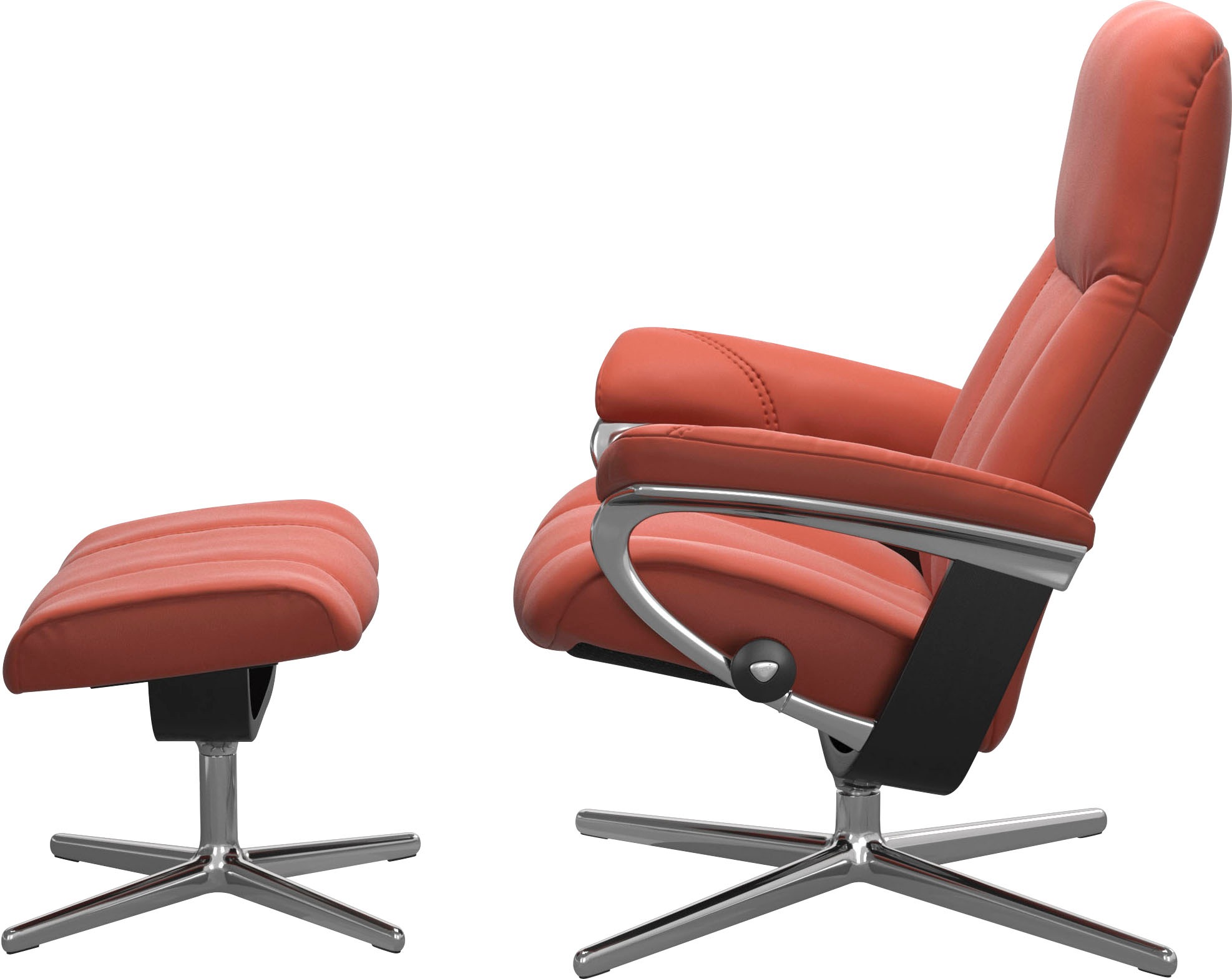 Stressless® Relaxsessel »Consul«, mit Cross Base, Größe S, M & L, Holzakzent Schwarz