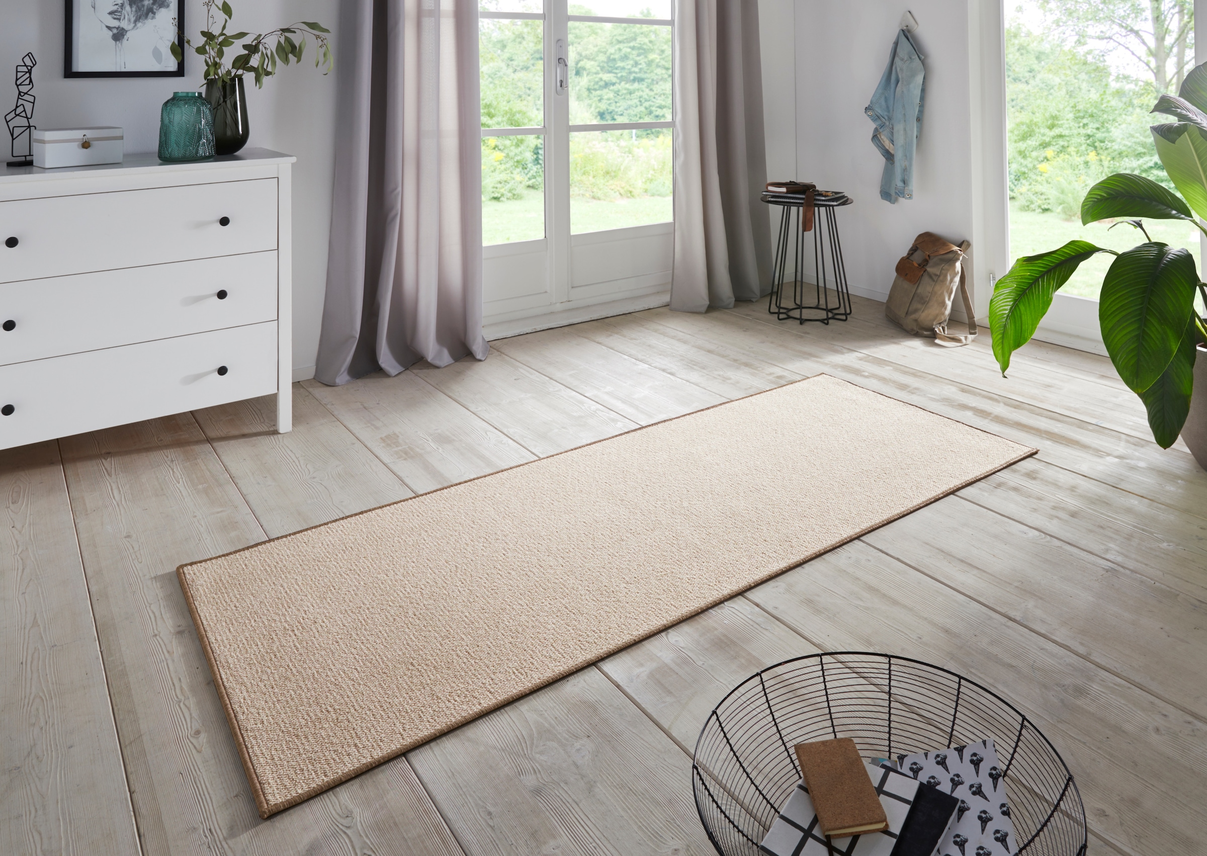 HANSE Home Läufer »Bouclé«, rechteckig, 5 mm Höhe, Rutschfest, Sisal Optik, Teppichläufer, Teppich, Küche, Flur, Schlicht