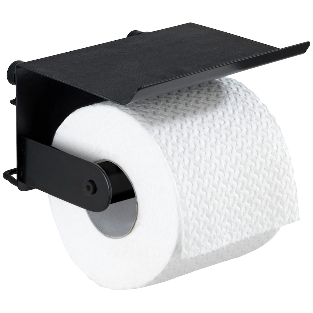 WENKO Toilettenpapierhalter »Classic Plus Black«