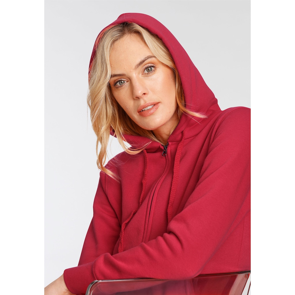 Fruit of the Loom Kapuzensweatshirt »Lady-Fit Premium hooded Sweat Jacket«