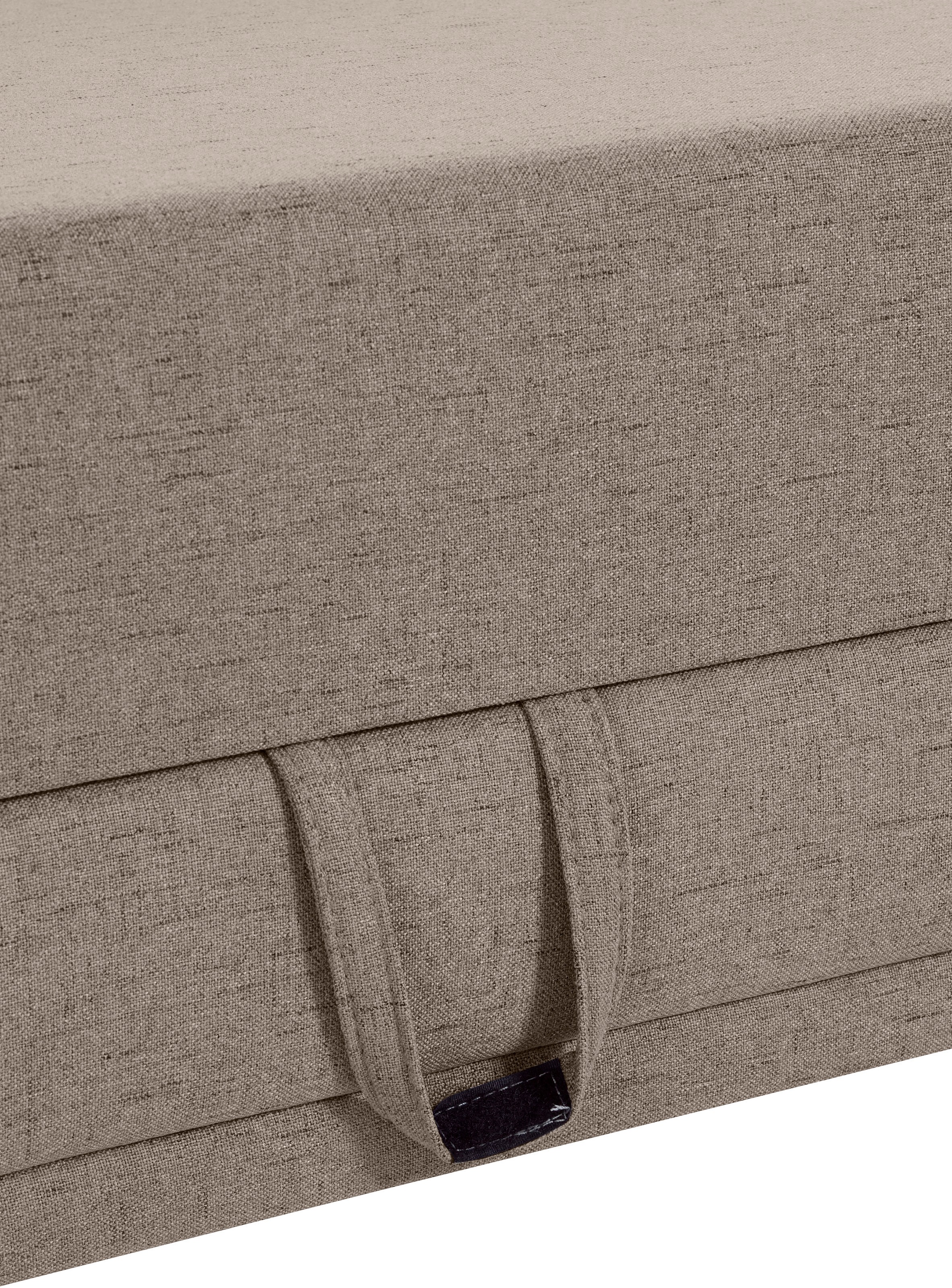 INOSIGN Ecksofa »Cardiz L-Form«, inkl.Kopfteilverstellung und Federkern wahlweise mit Bettfunktion