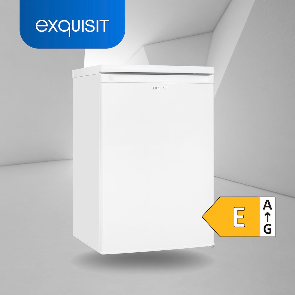 exquisit Kühlschrank »KS16-4-E-040E«, KS16-4-E-040E weiss, 85,5 cm hoch, 55 cm breit